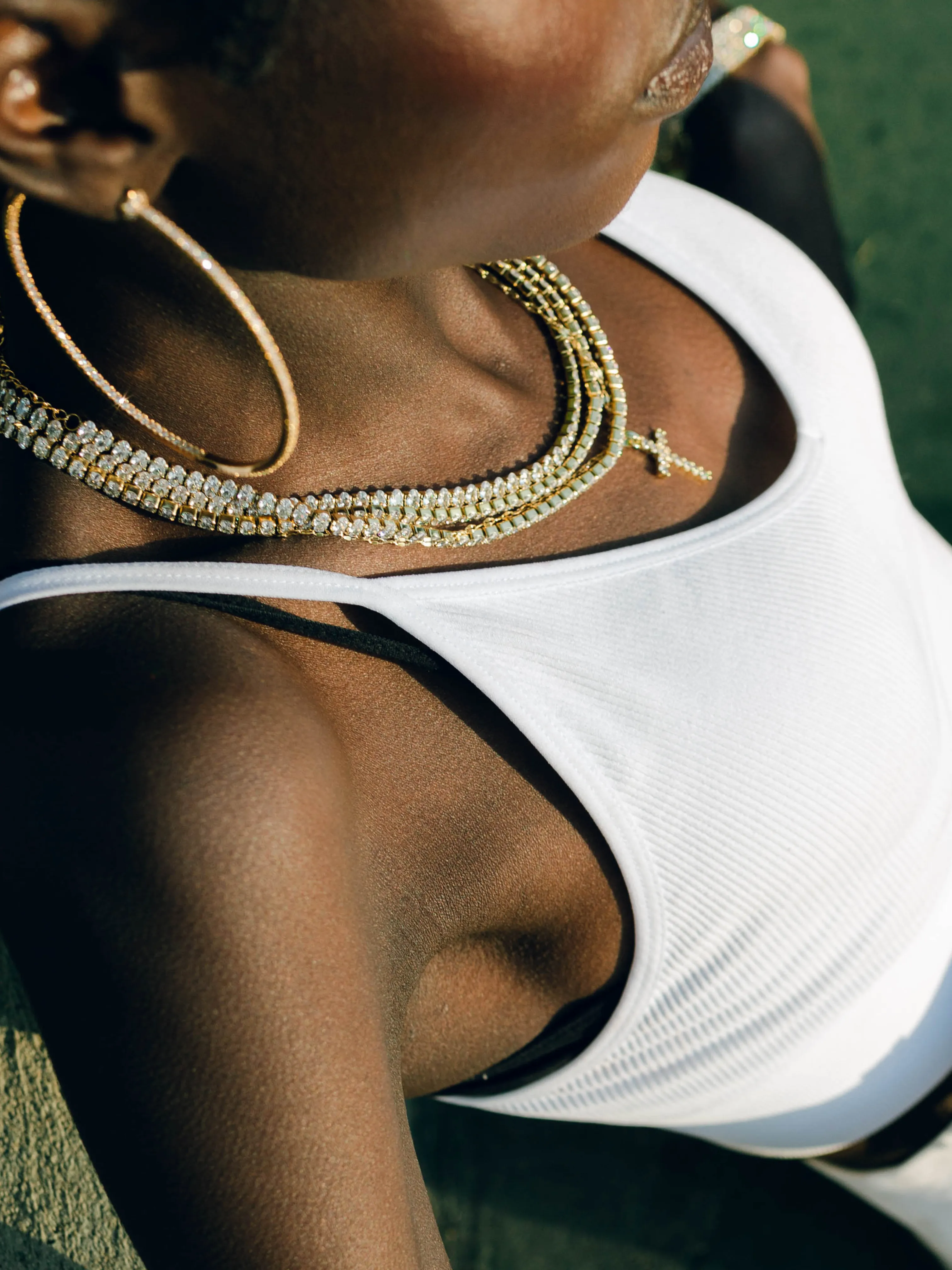 Adriana Cross Necklace