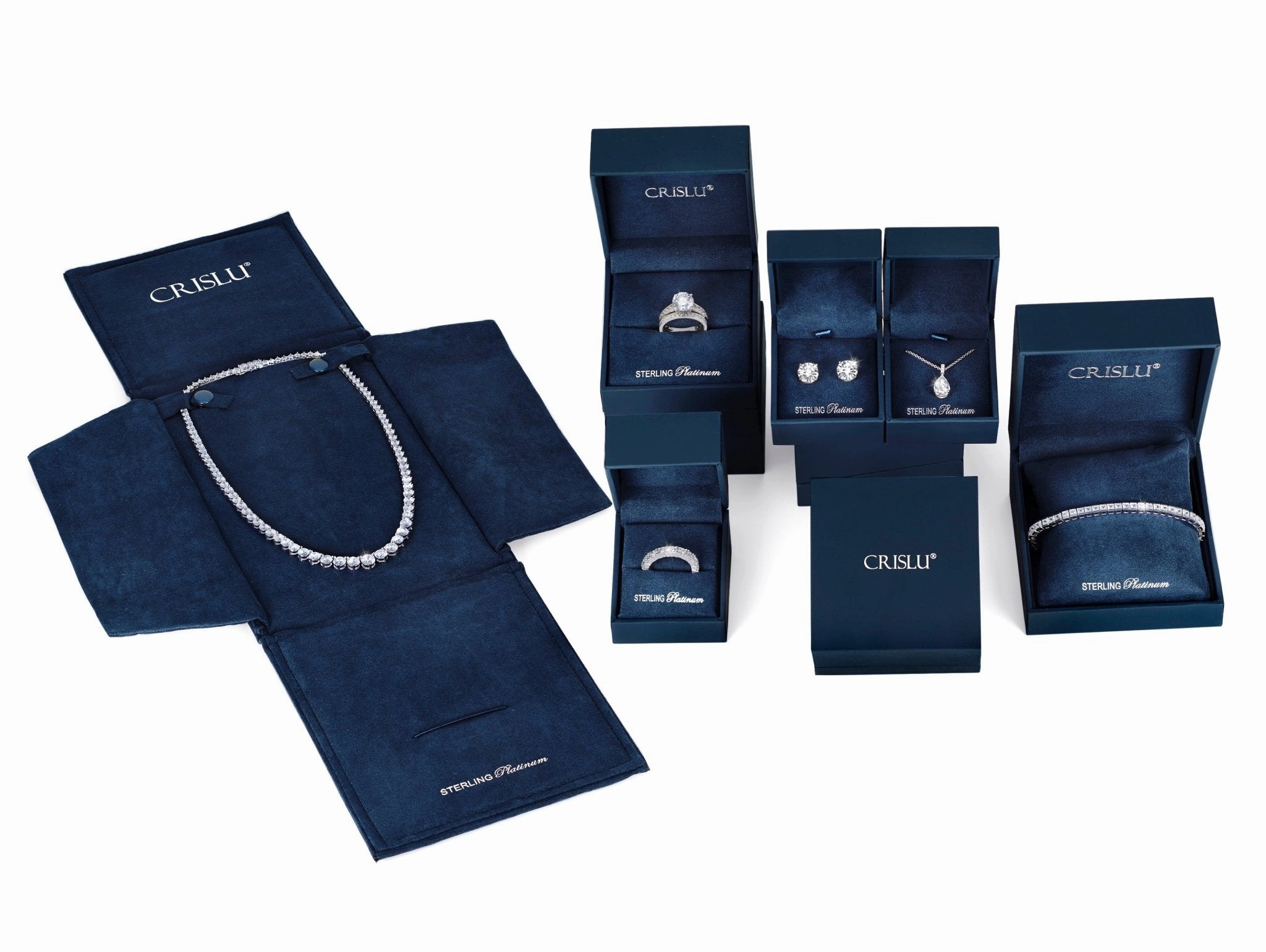 Aqua Hues Tennis Necklace