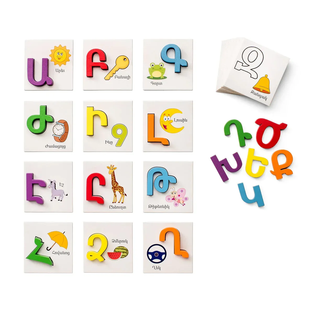 Armenian Block Letters with Cards