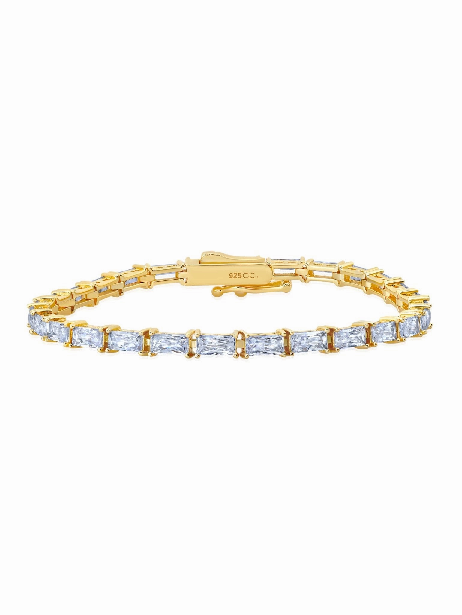Baguette Cut Tennis Bracelet