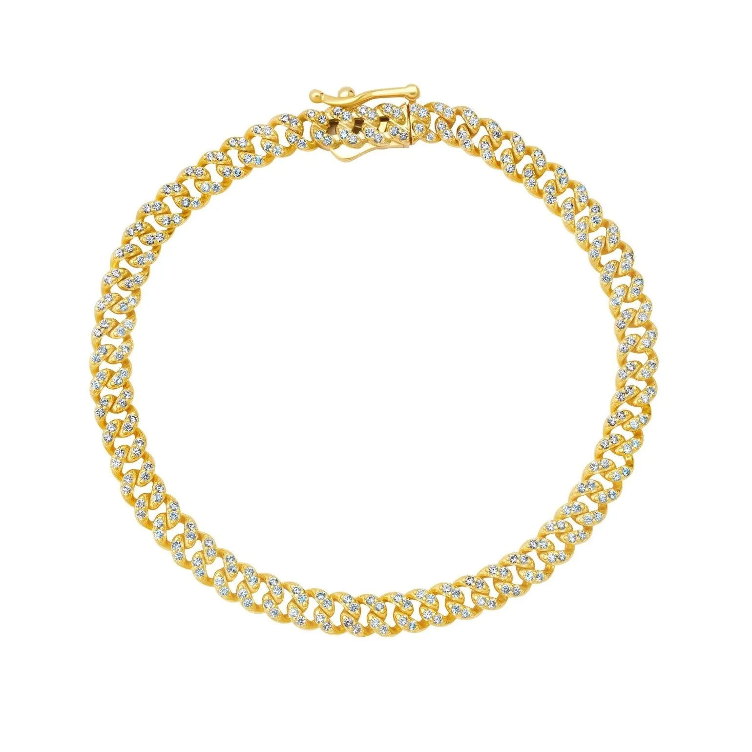 Cabana Cuban Link Bracelet in Gold