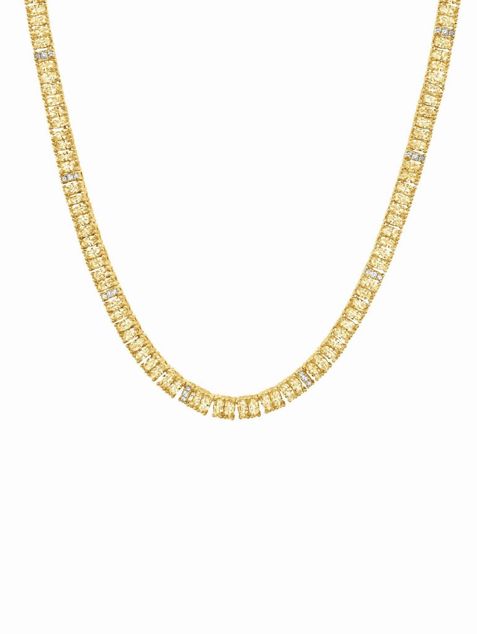 Canary Hues Tennis Necklace