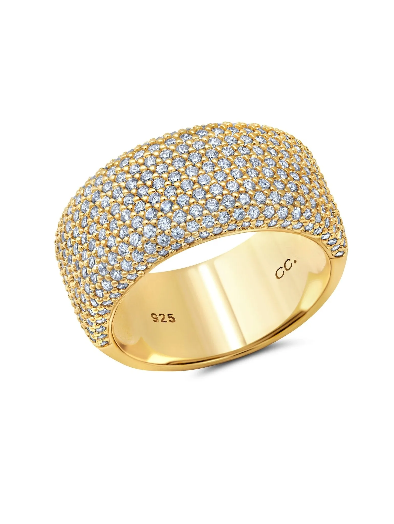 Chamonix Large Eternity Ring in Gold