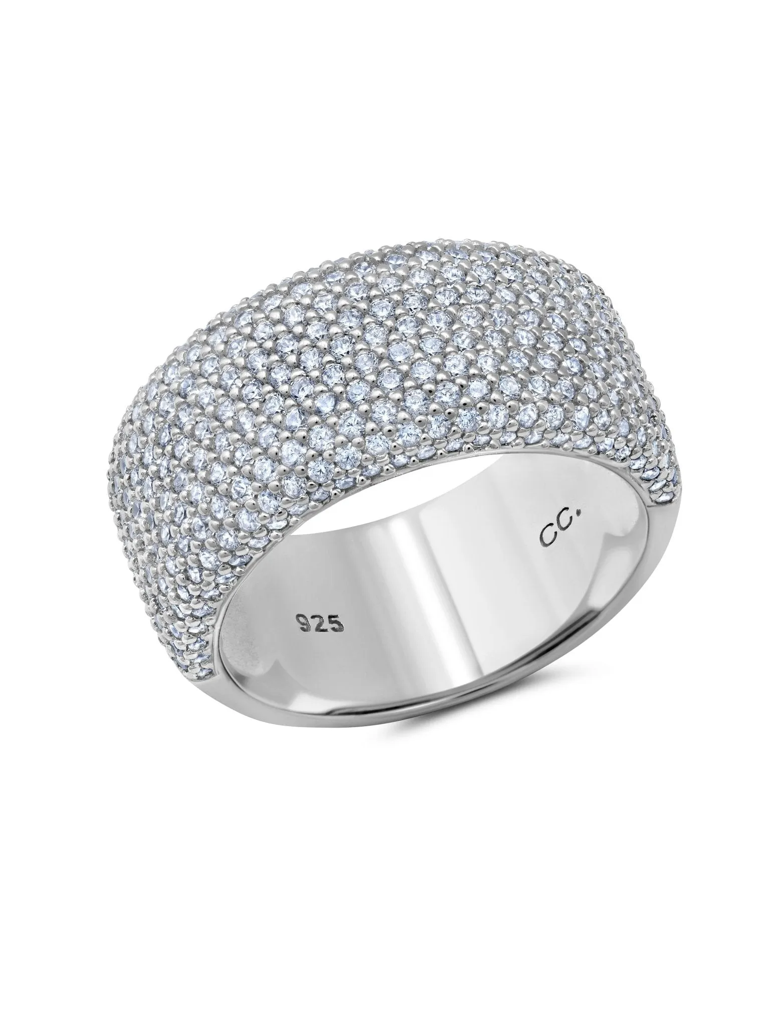 Chamonix Large Eternity Ring in Platinum