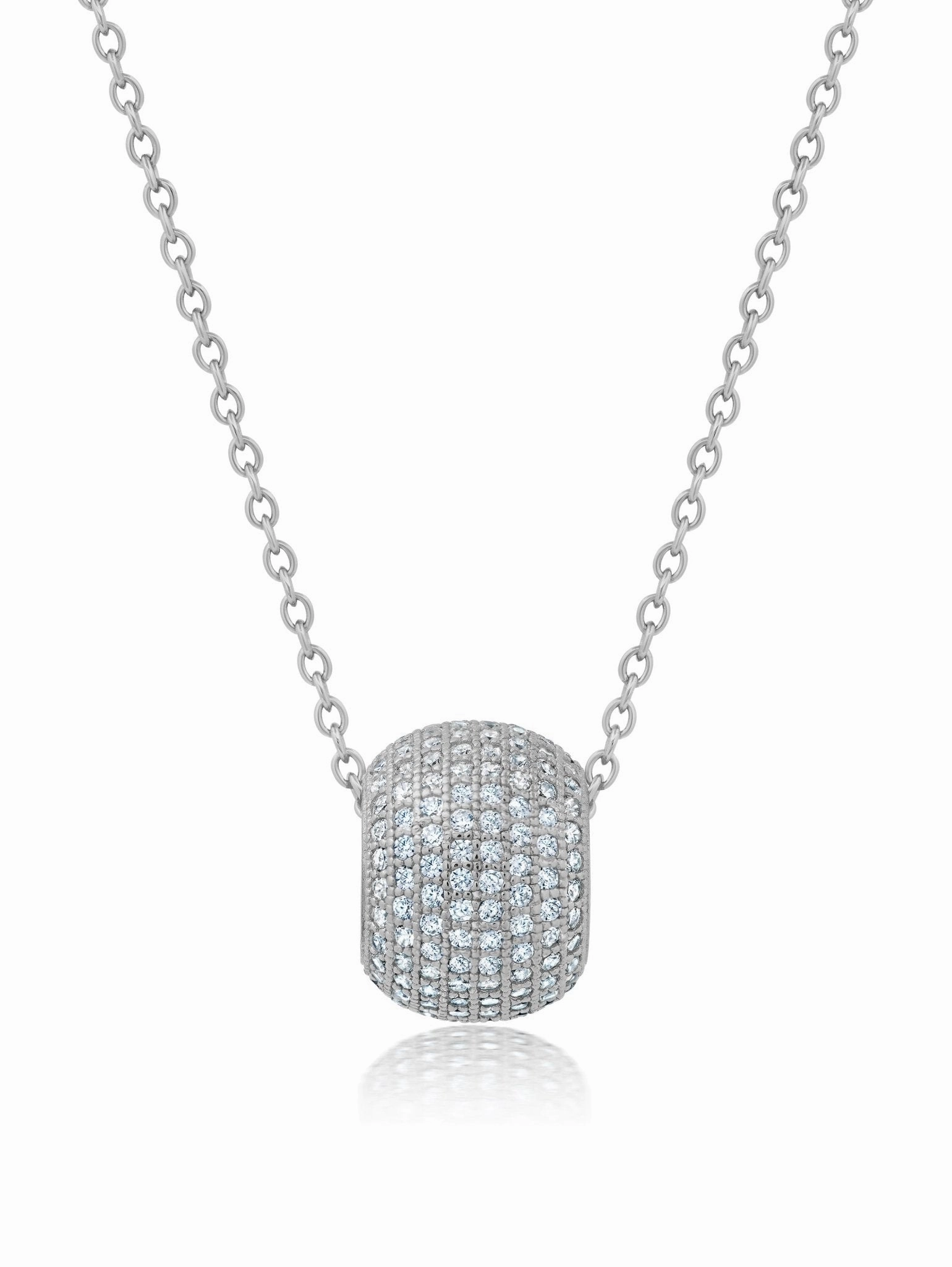 Chamonix Rolling Pendant in Platinum