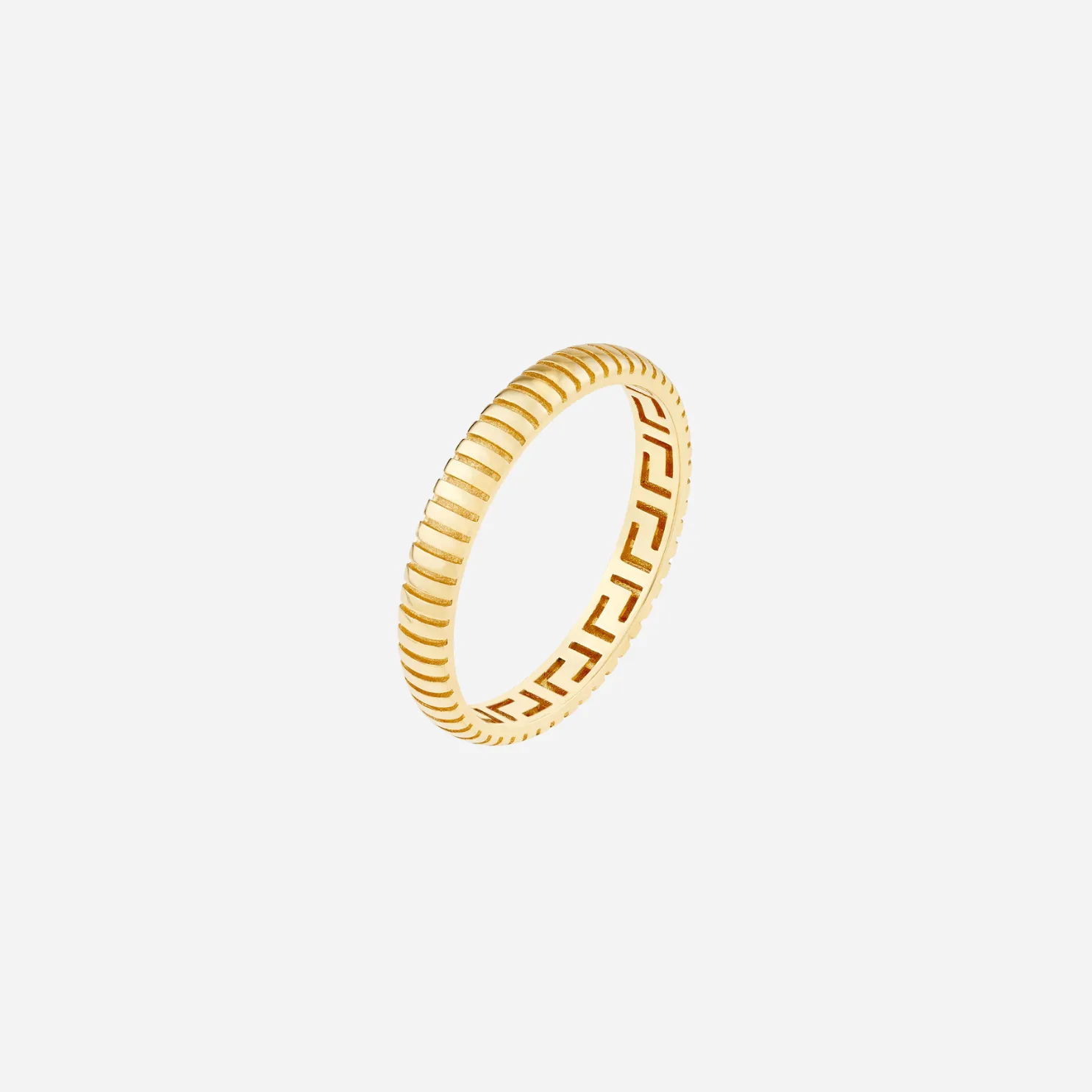 Diamond Cut Snake Ring