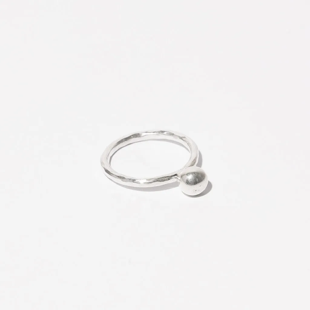 Droplet Stacking Ring - Sterling Silver