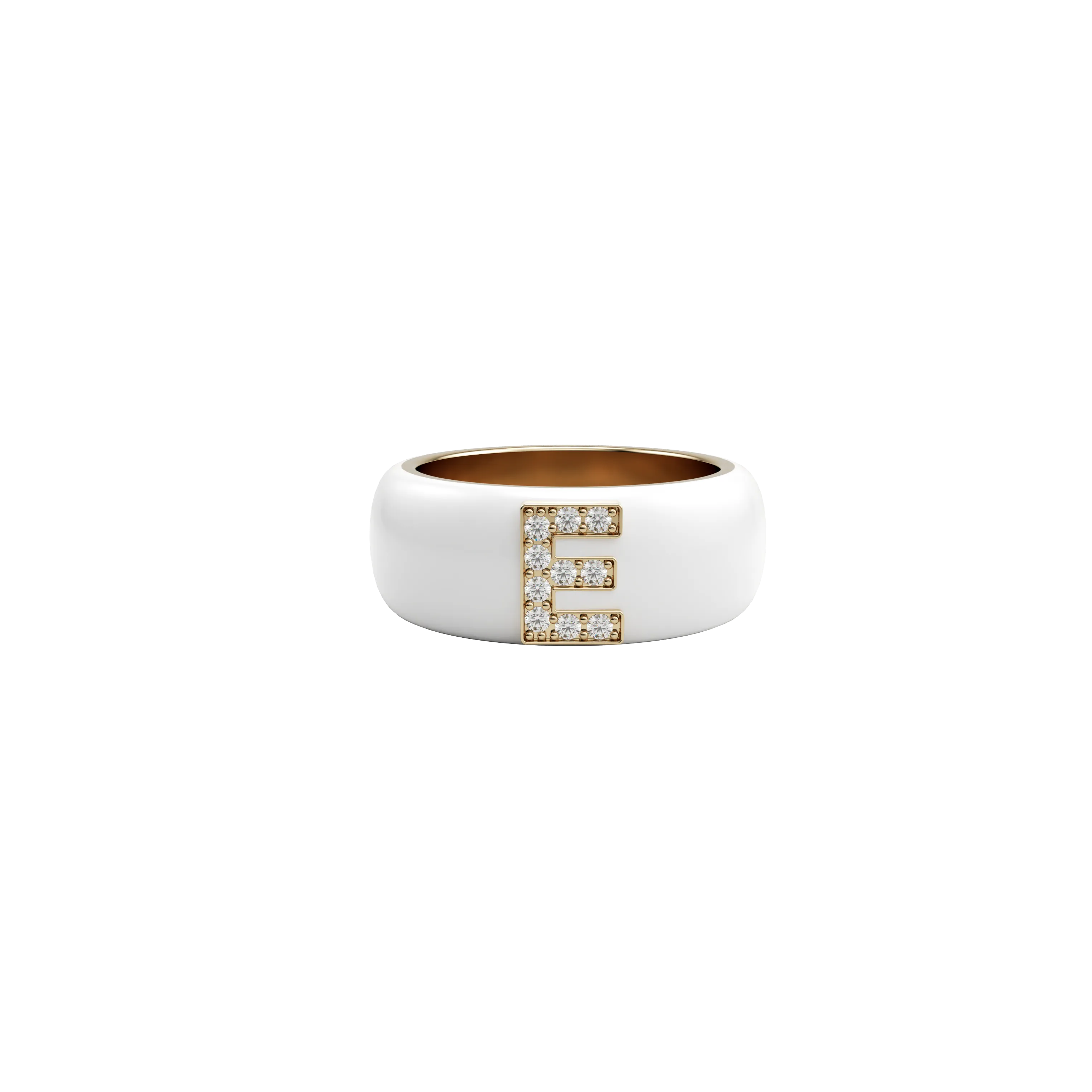 Enamel Initial Rings
