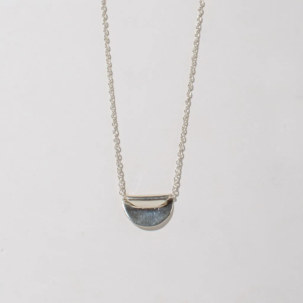 Enfold Necklace - Sterling Silver