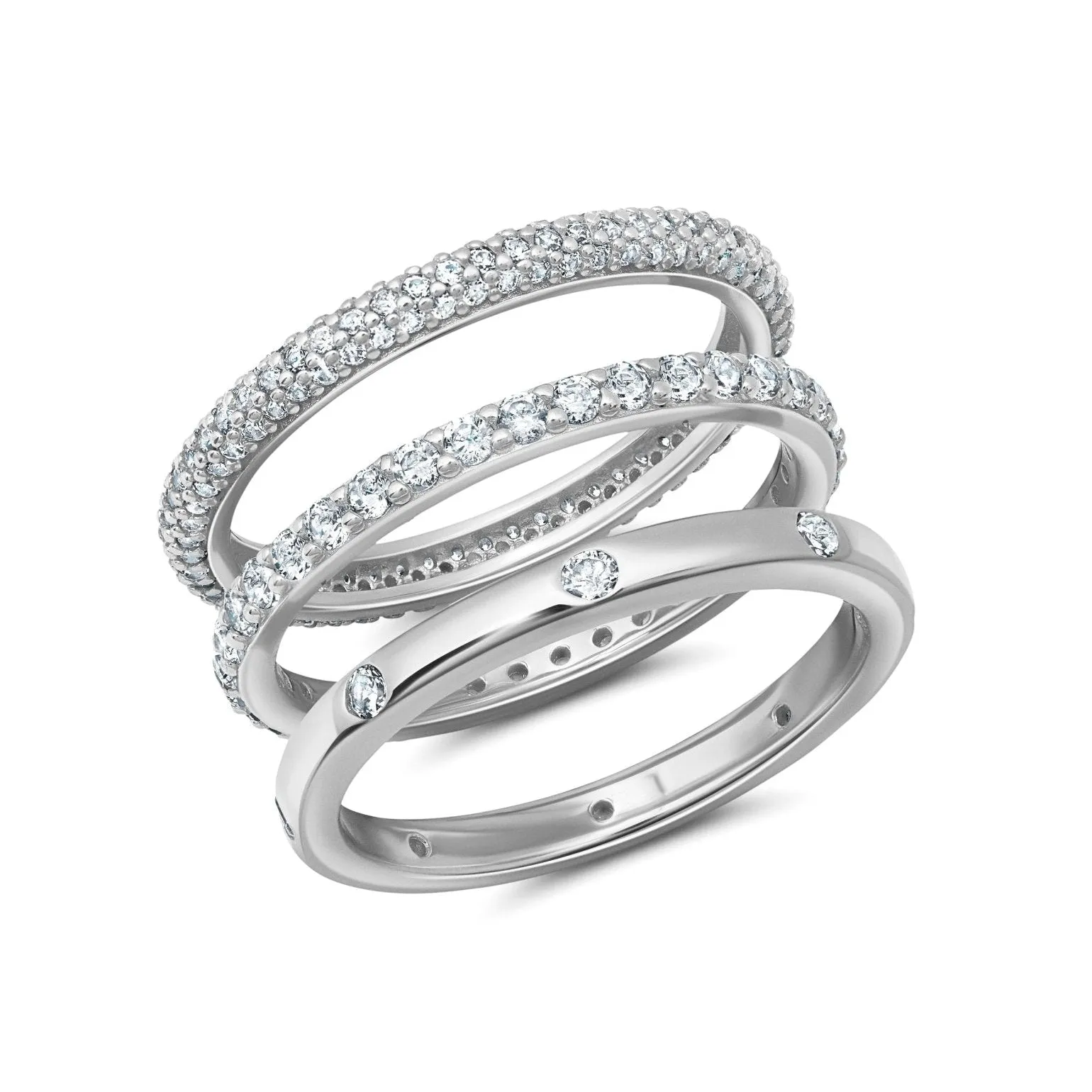 Eternal Stacking Ring in Platinum