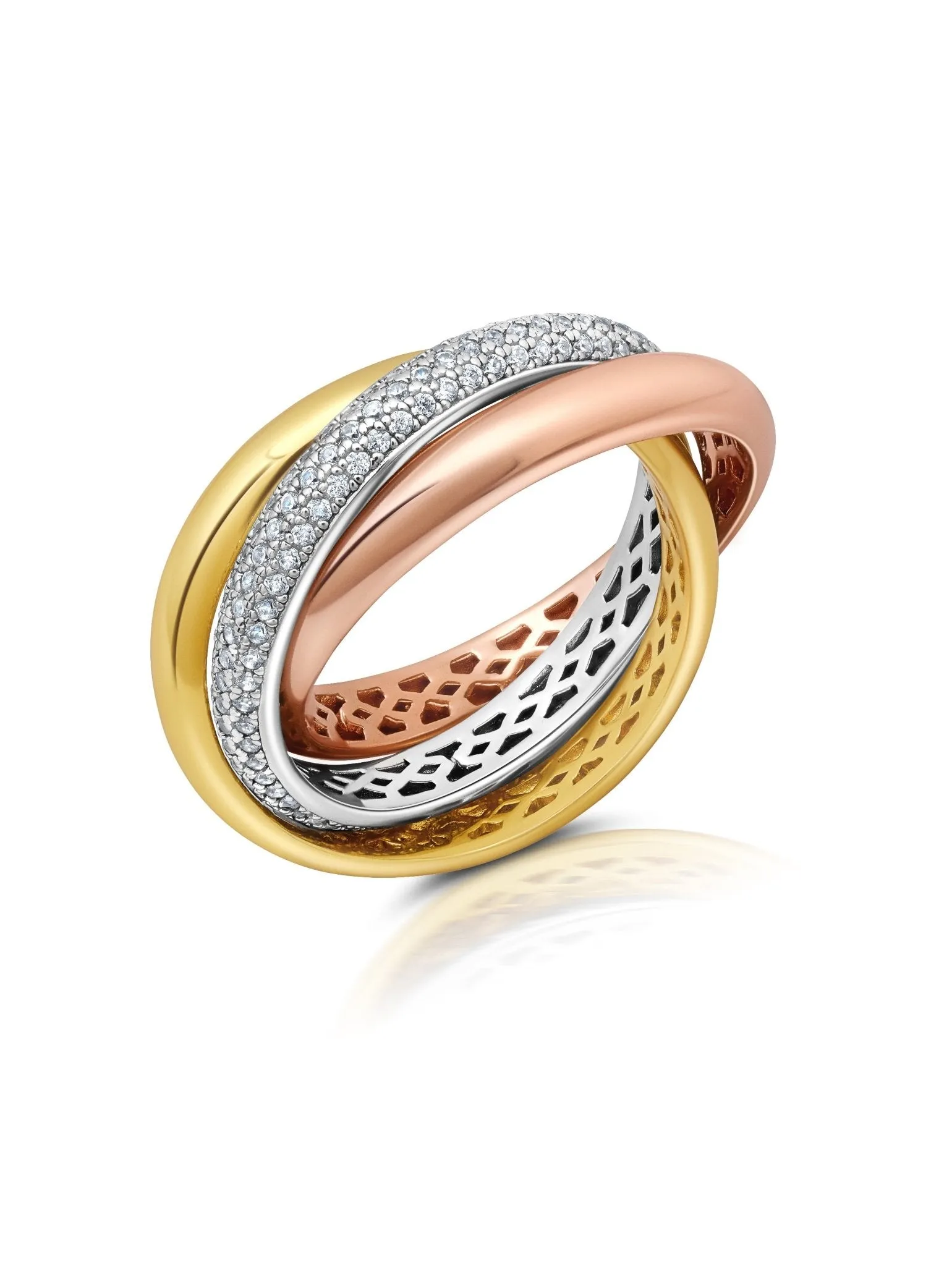 Eternal Tri Tone Ring