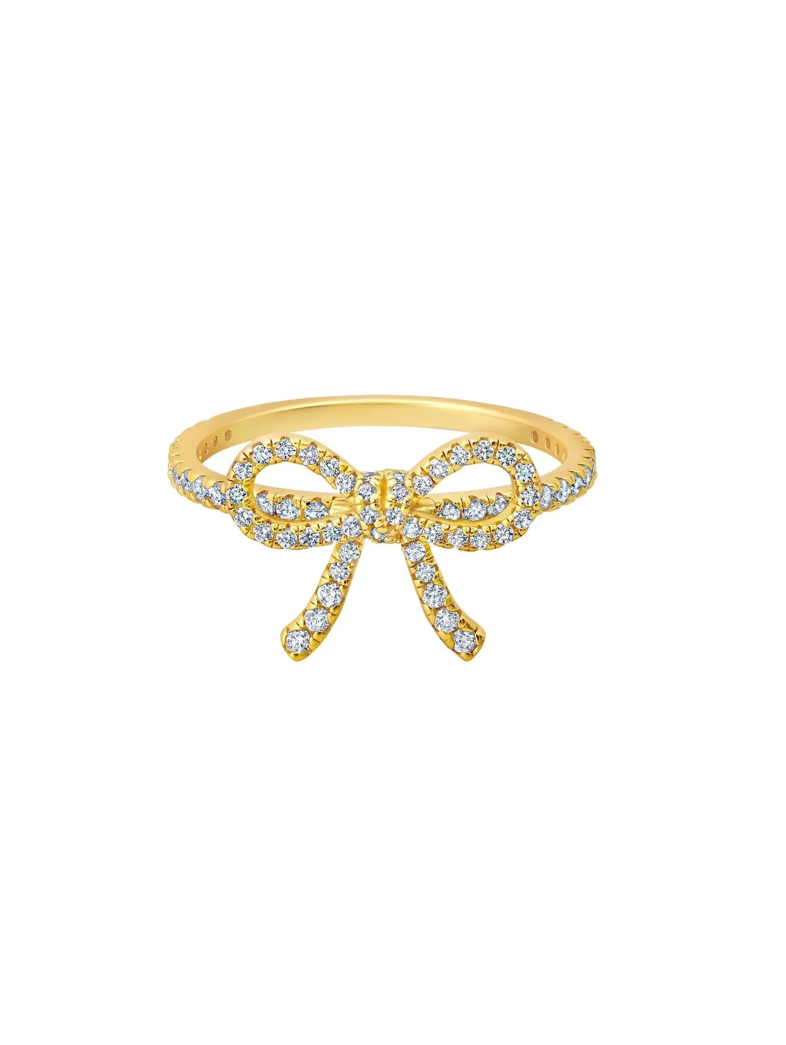 Fairytale Bow Ring Finished in Gold