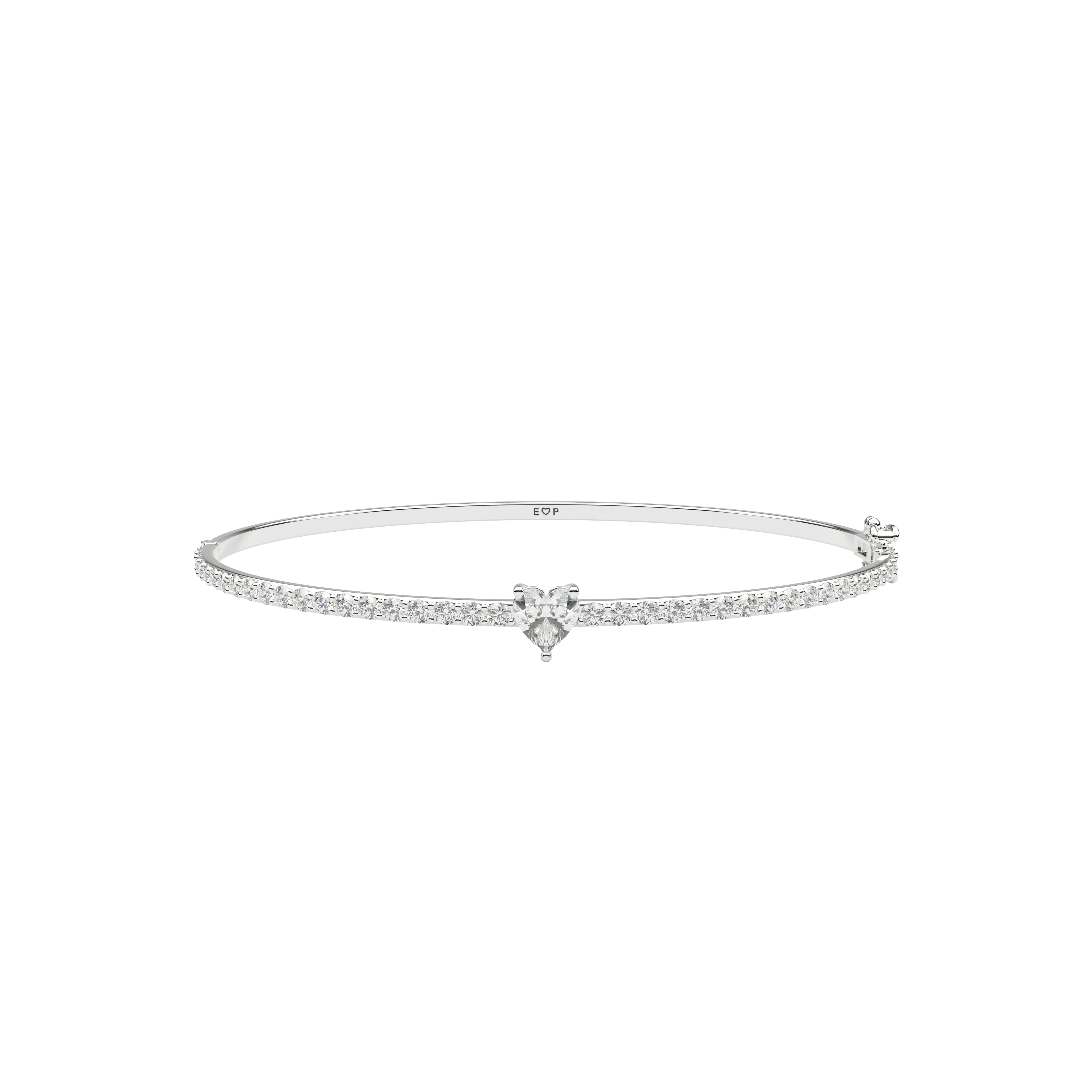 Fancy Shape Pave Bangle