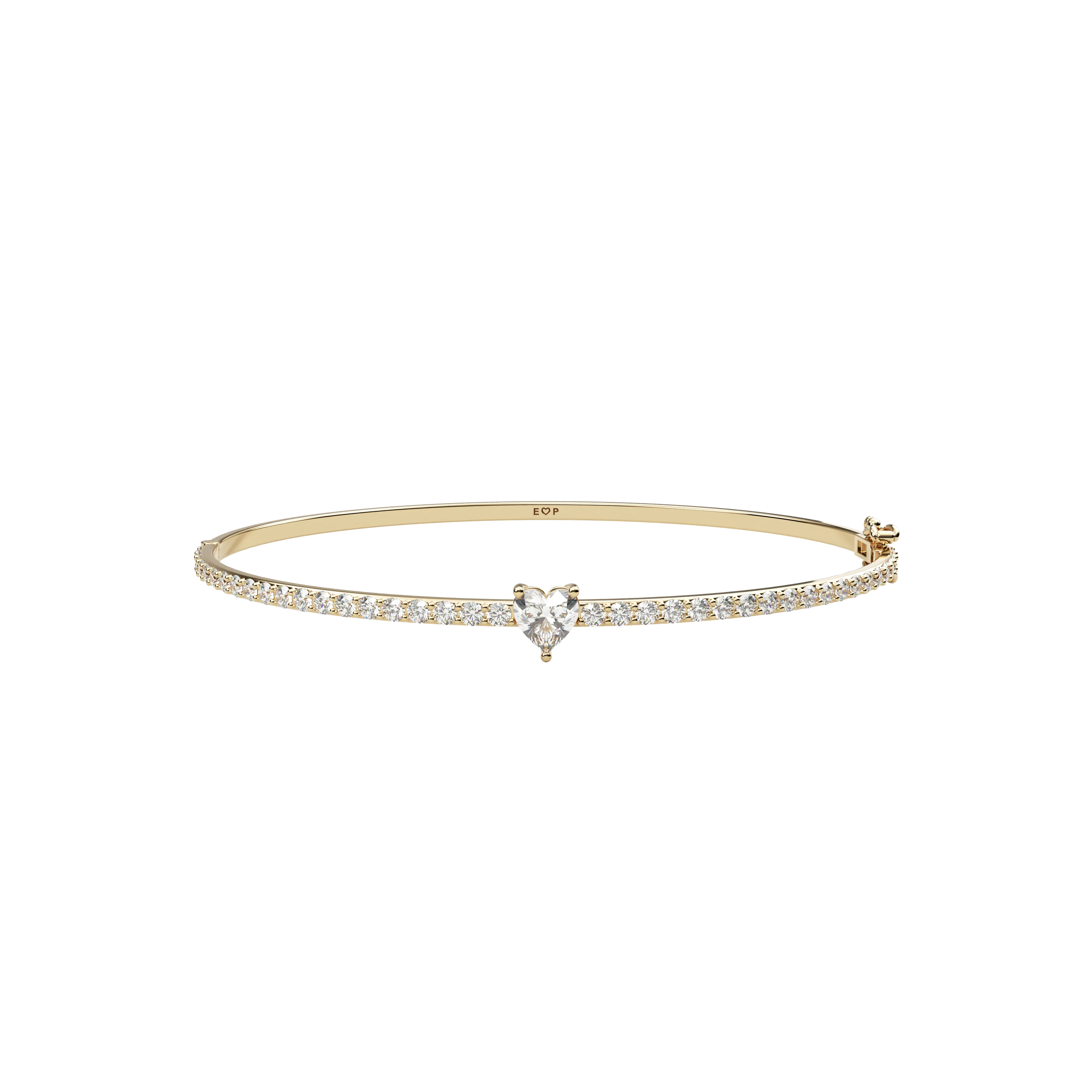 Fancy Shape Pave Bangle
