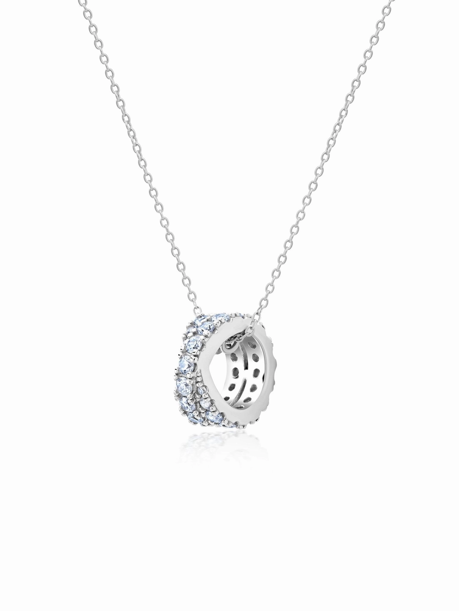 Grace Rolling Pendant Finished in Platinum