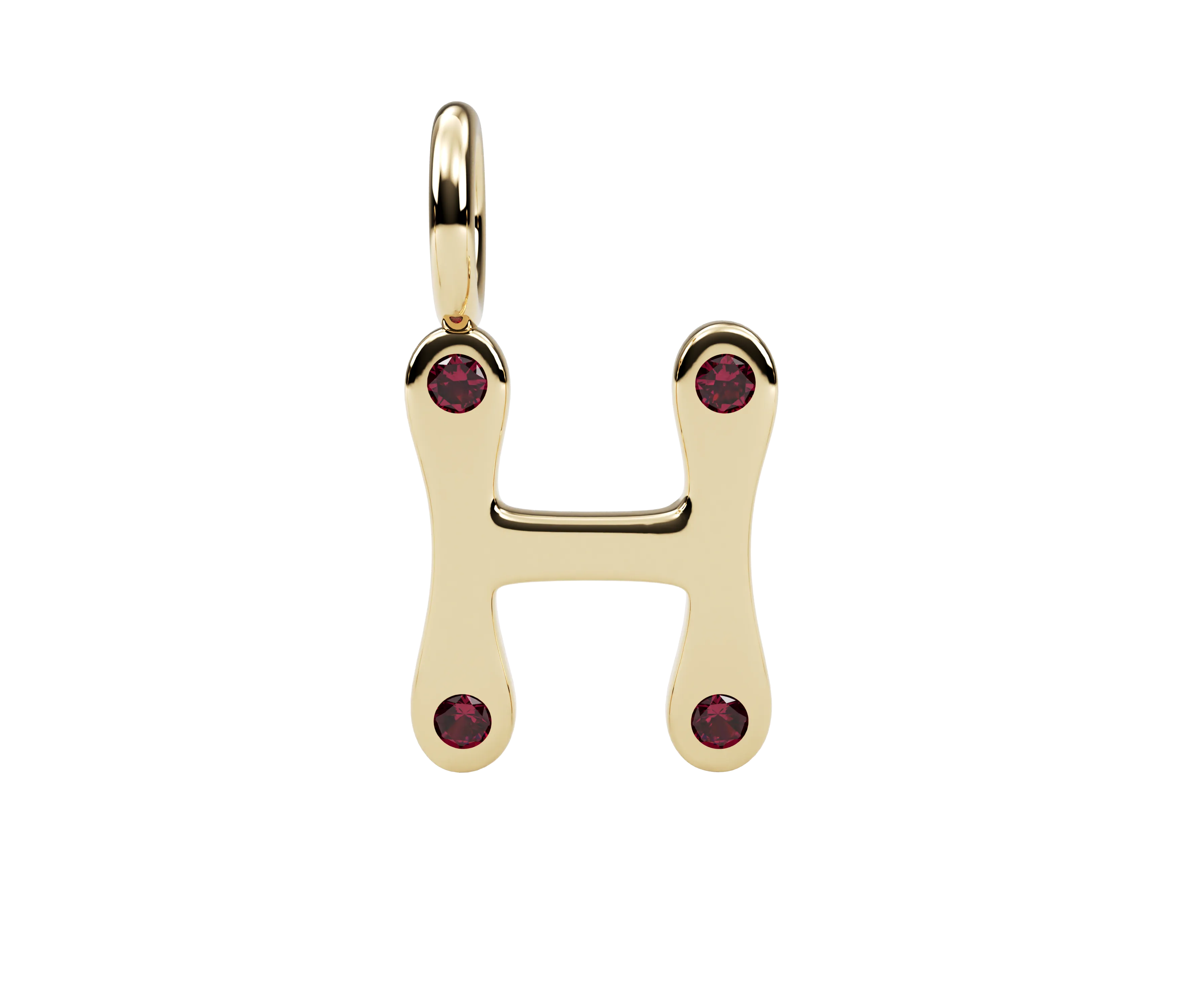 Groovy Bubble Initial Charms