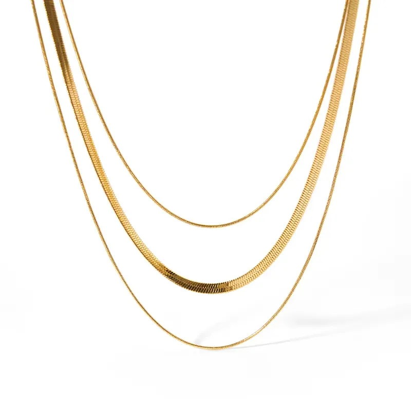 Herringbone Triple Stacking Chain