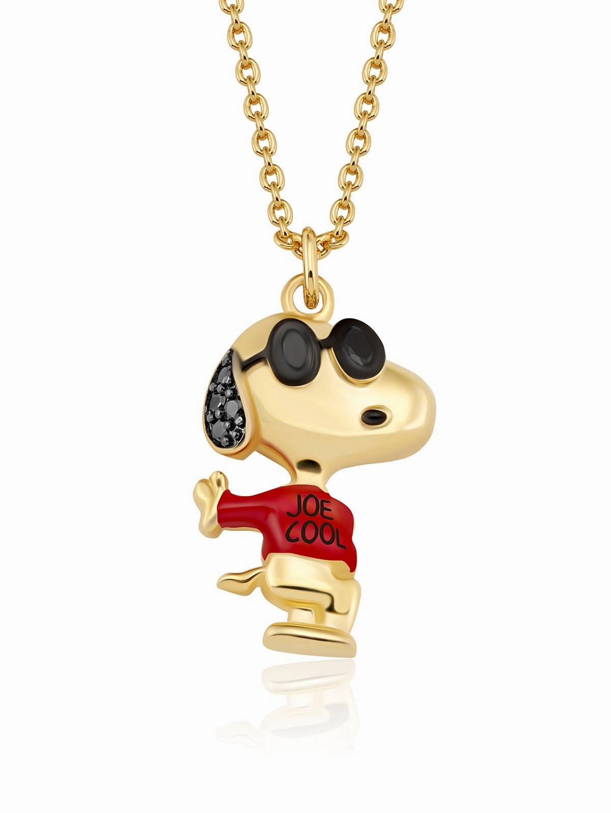 Joe Cool Necklace Finished in 18kt Yellow Gold