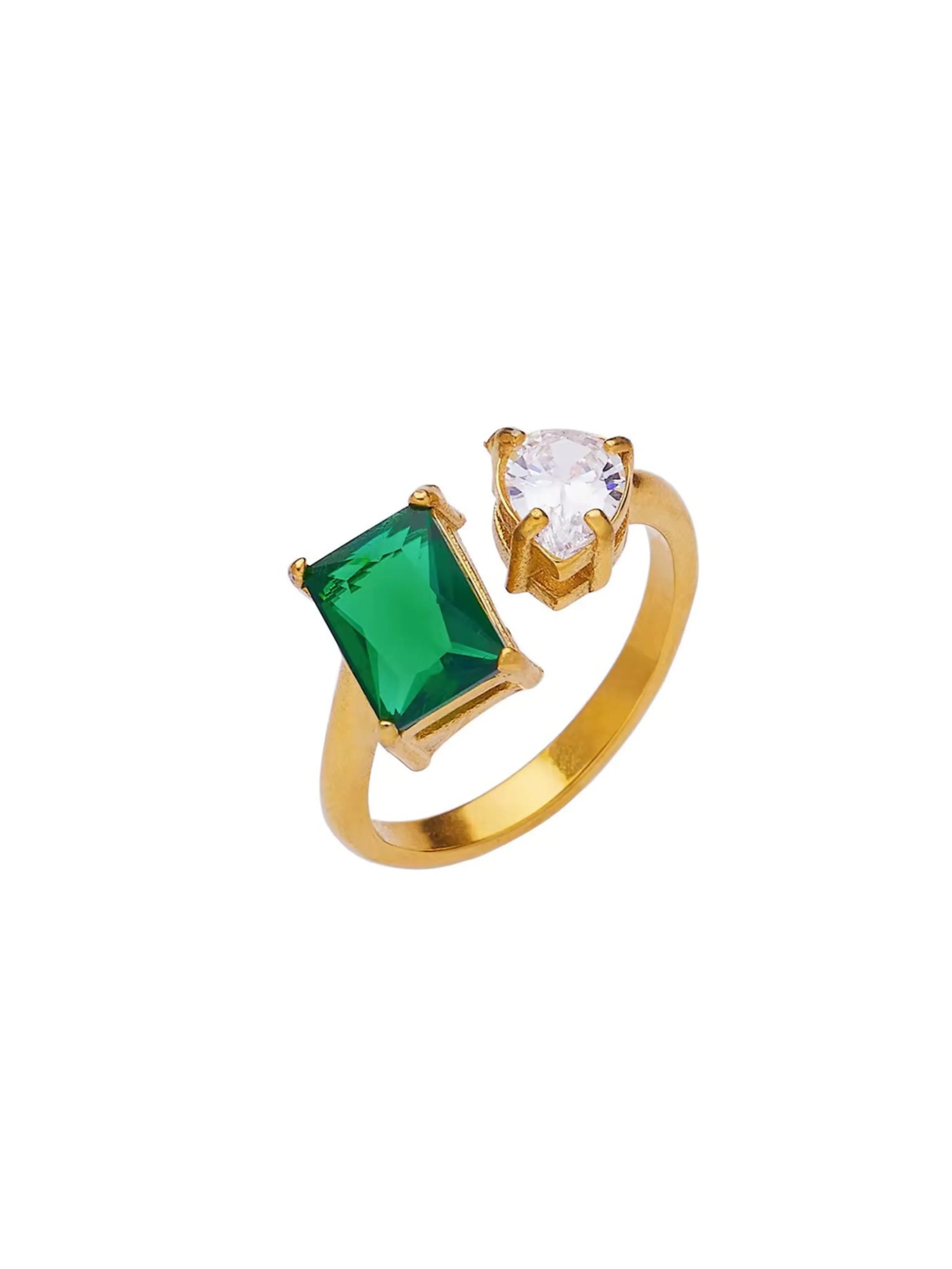 Kylie Emerald Ring
