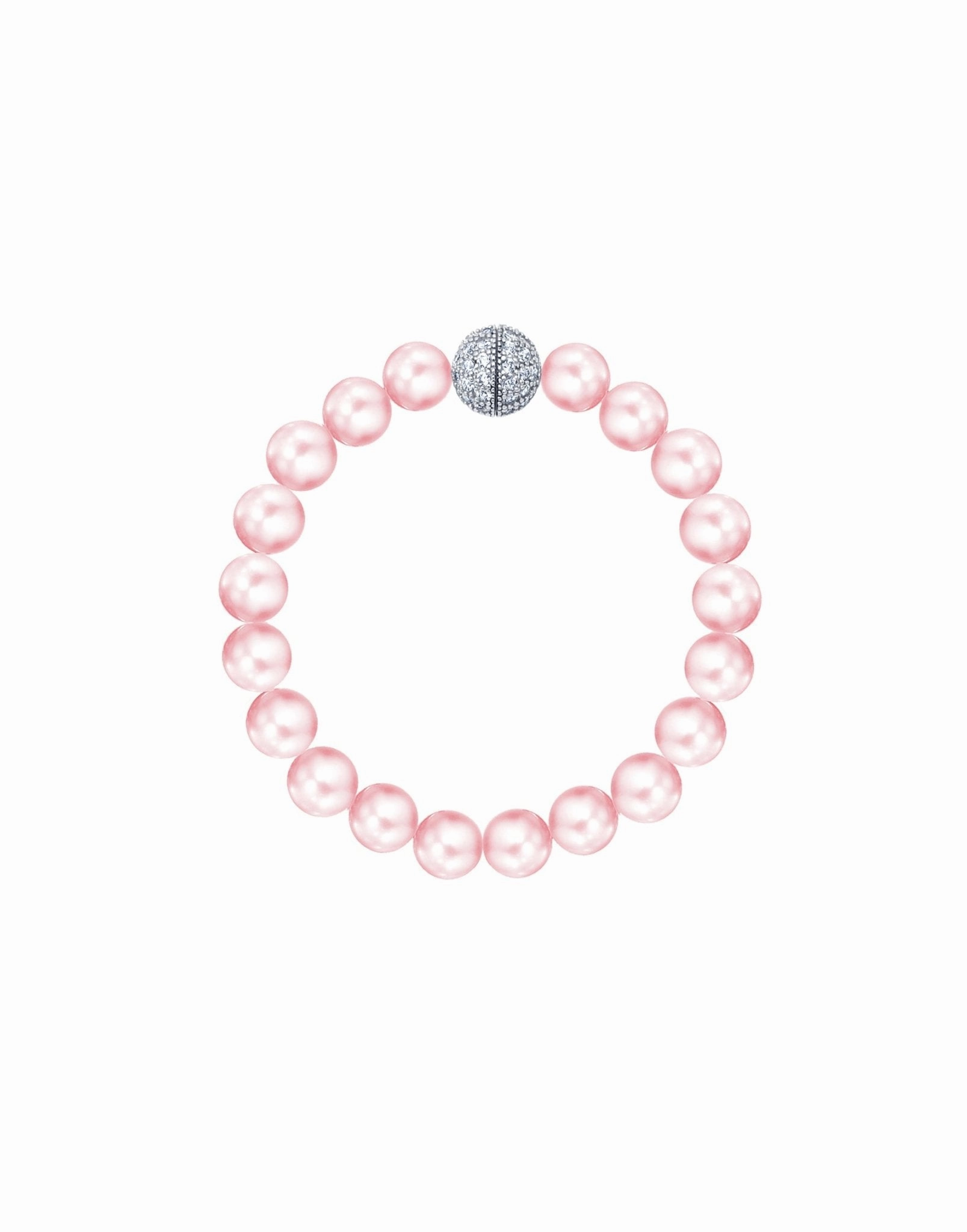 Large Pink Pearl Bracelet