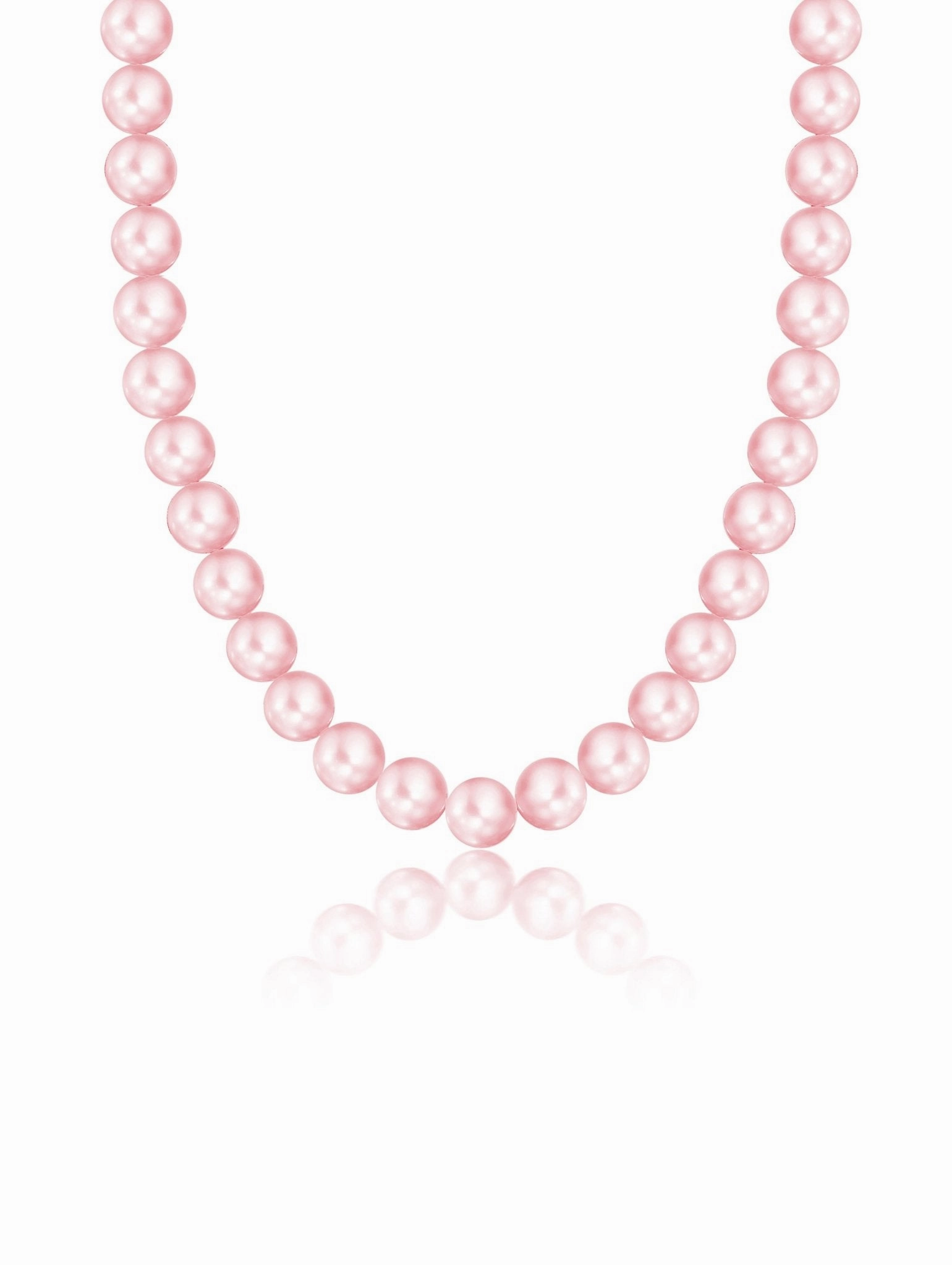 Large Pink Pearl Necklace