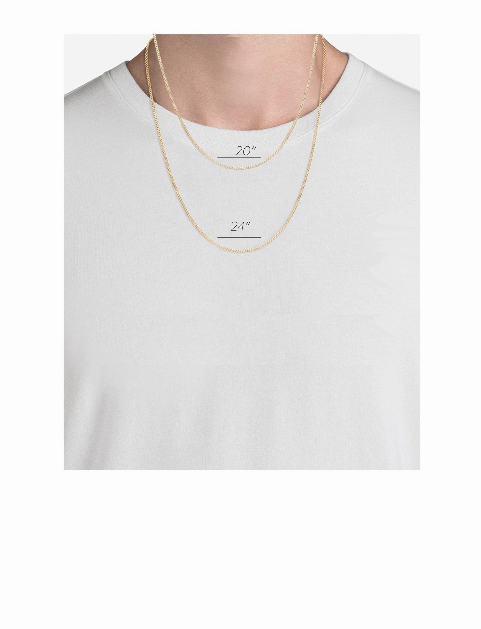 Mens Matte Curb Chain Necklace Finished in Pure Platinum