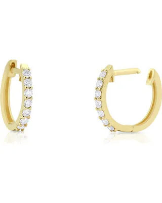 Mini Pave Ear Huggies