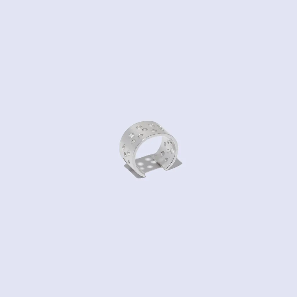 Moon Ear Cuff - Sterling Silver