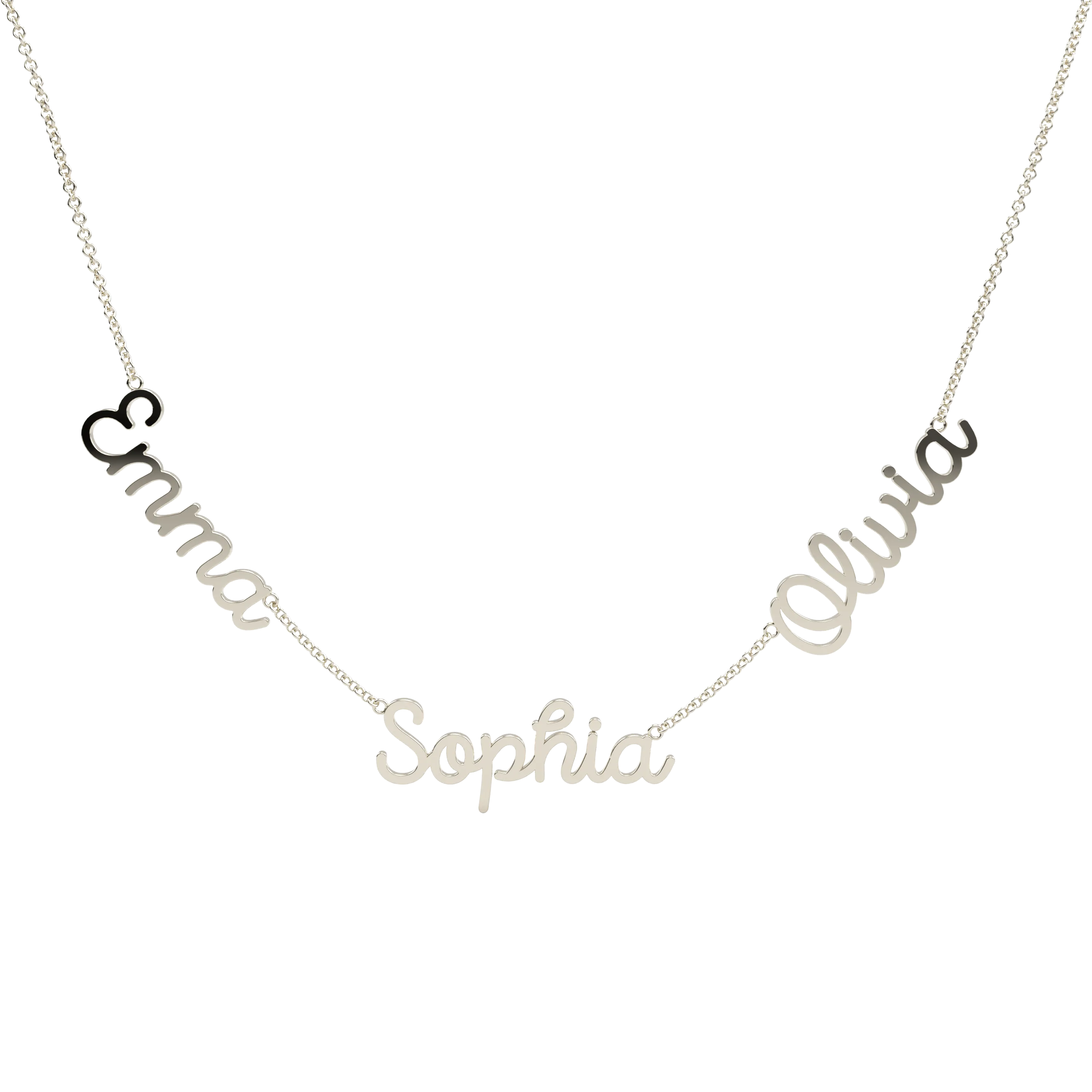 Multi  Name Necklace
