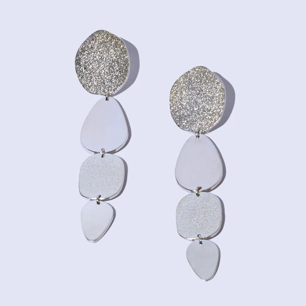 Ochiru Dangle Earrings - Sterling Silver