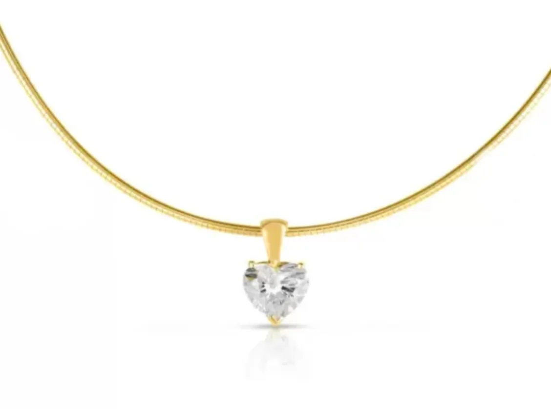 Omega Collar Necklace With Fancy Shape