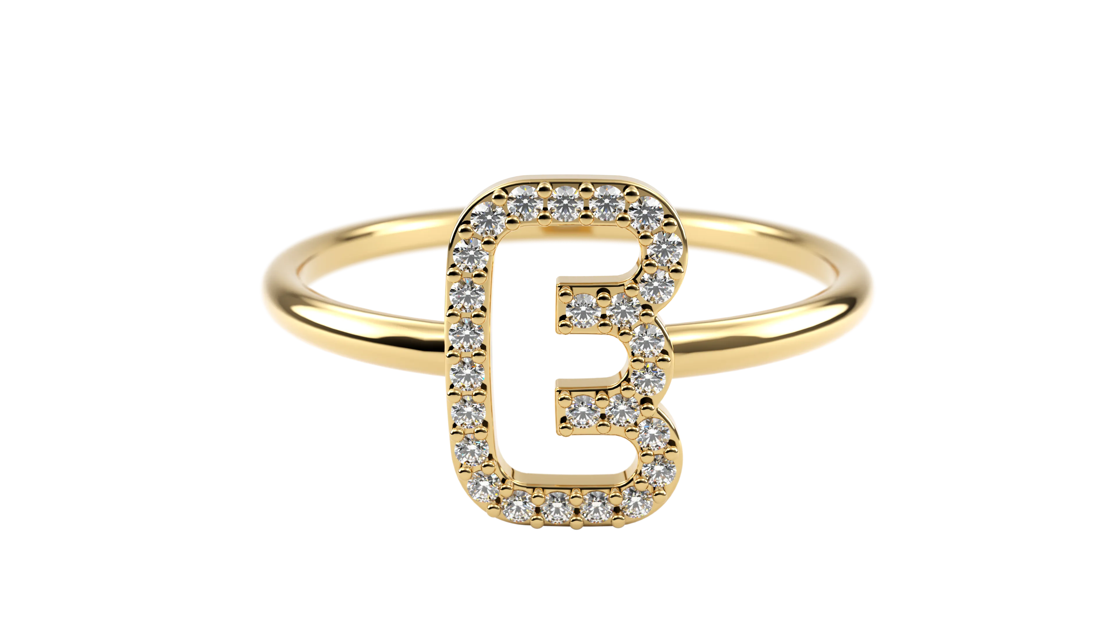 Pave Bubble Cutout Ring