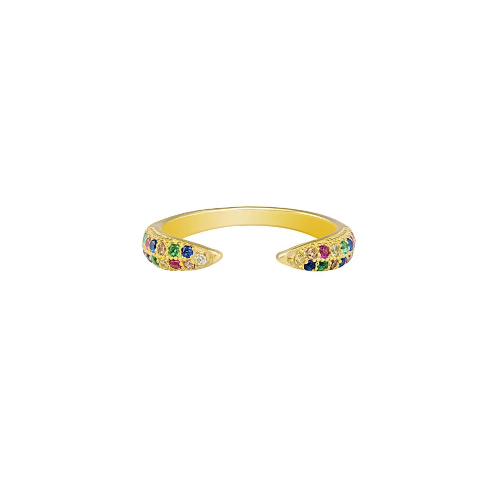 Pave Claw Ring