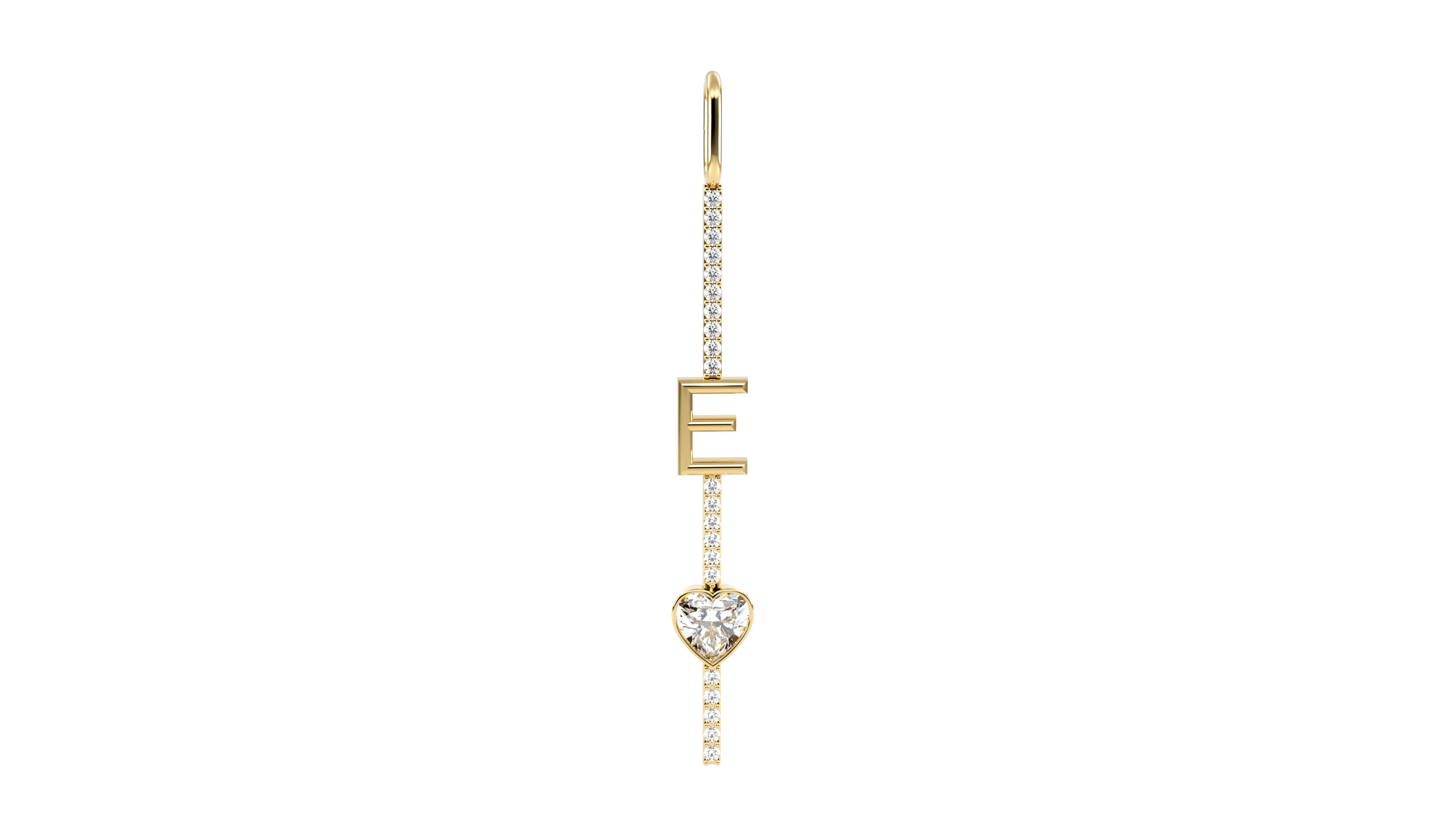 Personalized Pave Charm Stick