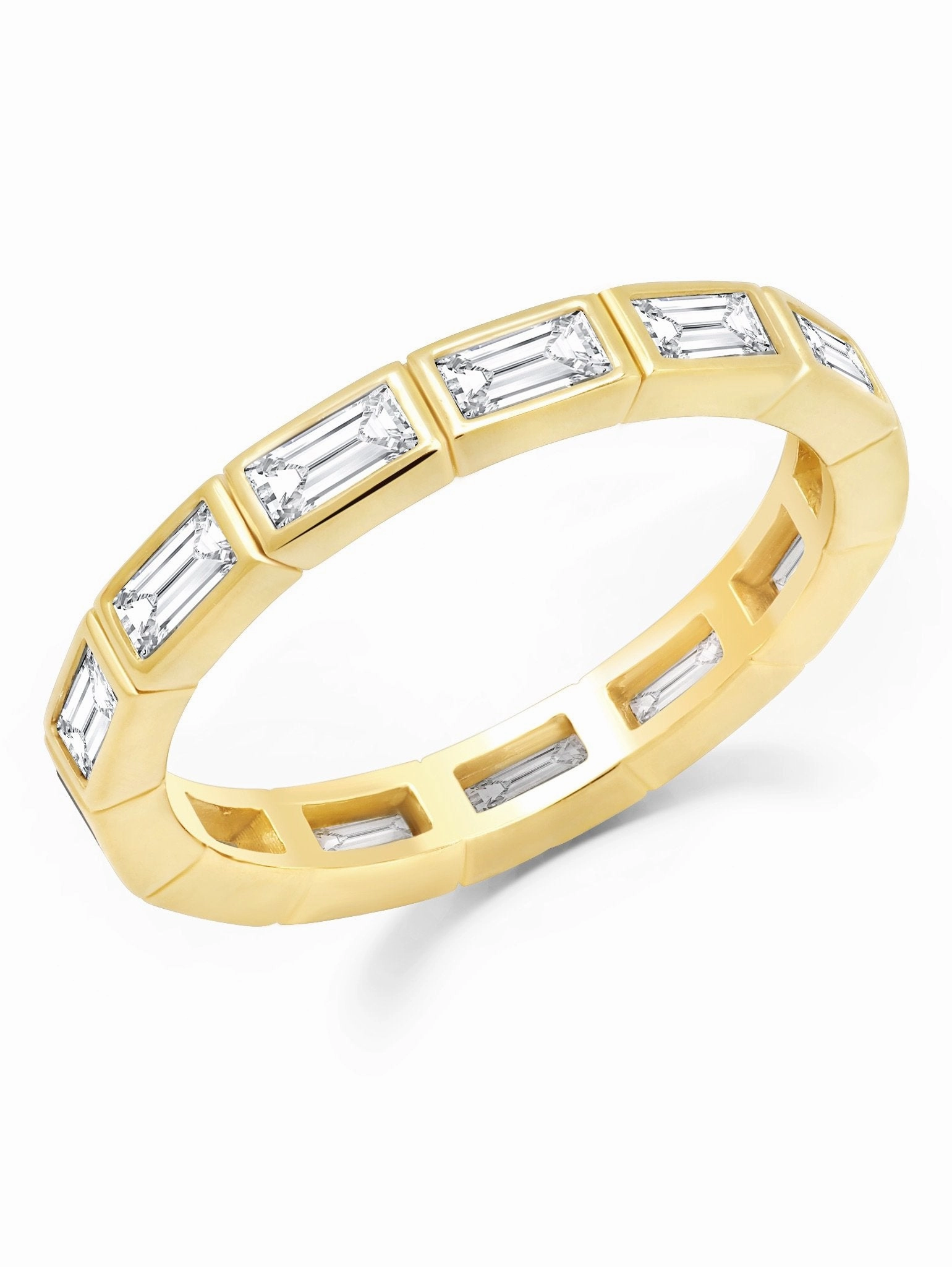 Prism II Eternity Band Finished in Gold
