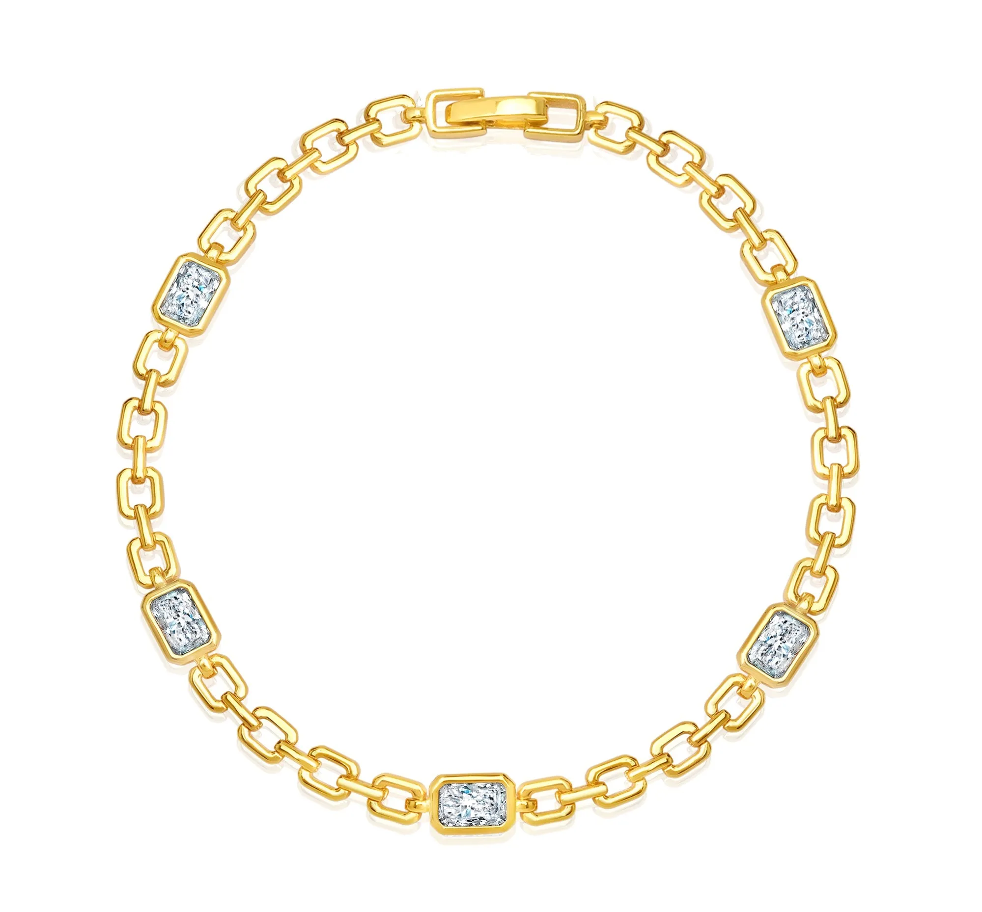 Radiant Link Bracelet in Gold