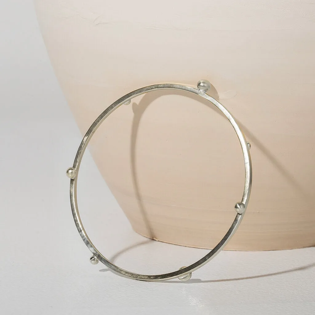 Rain Bangle - Sterling Silver