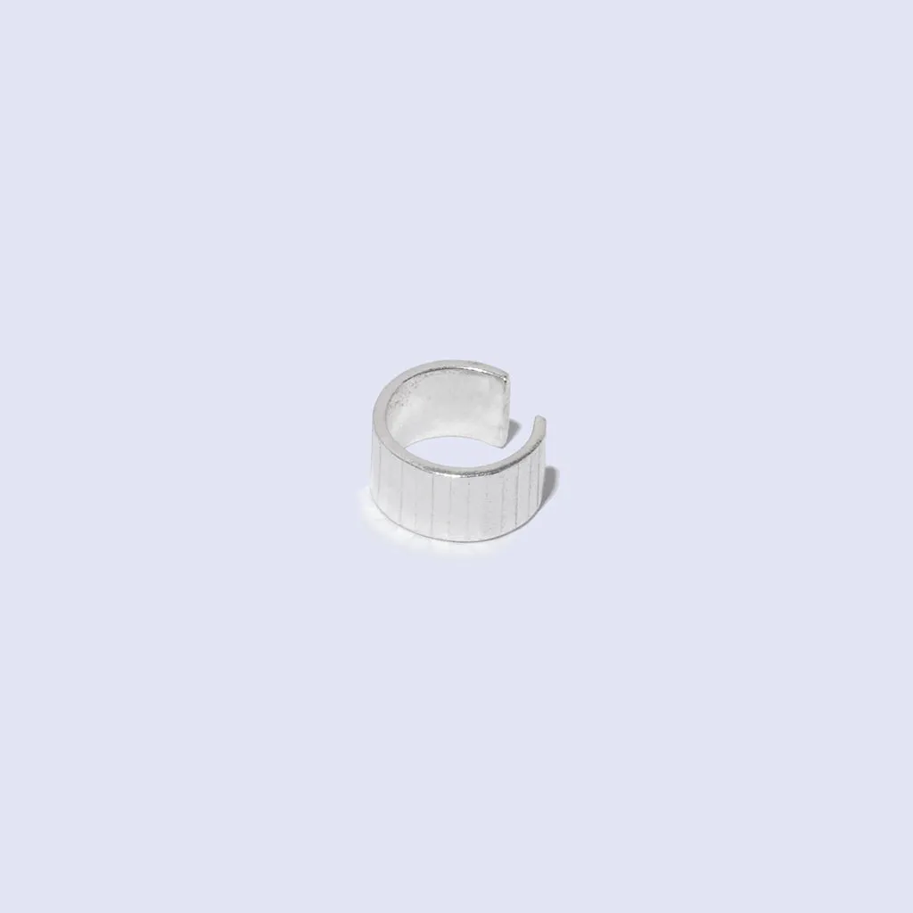 Ridge Ear Cuff - Sterling Silver