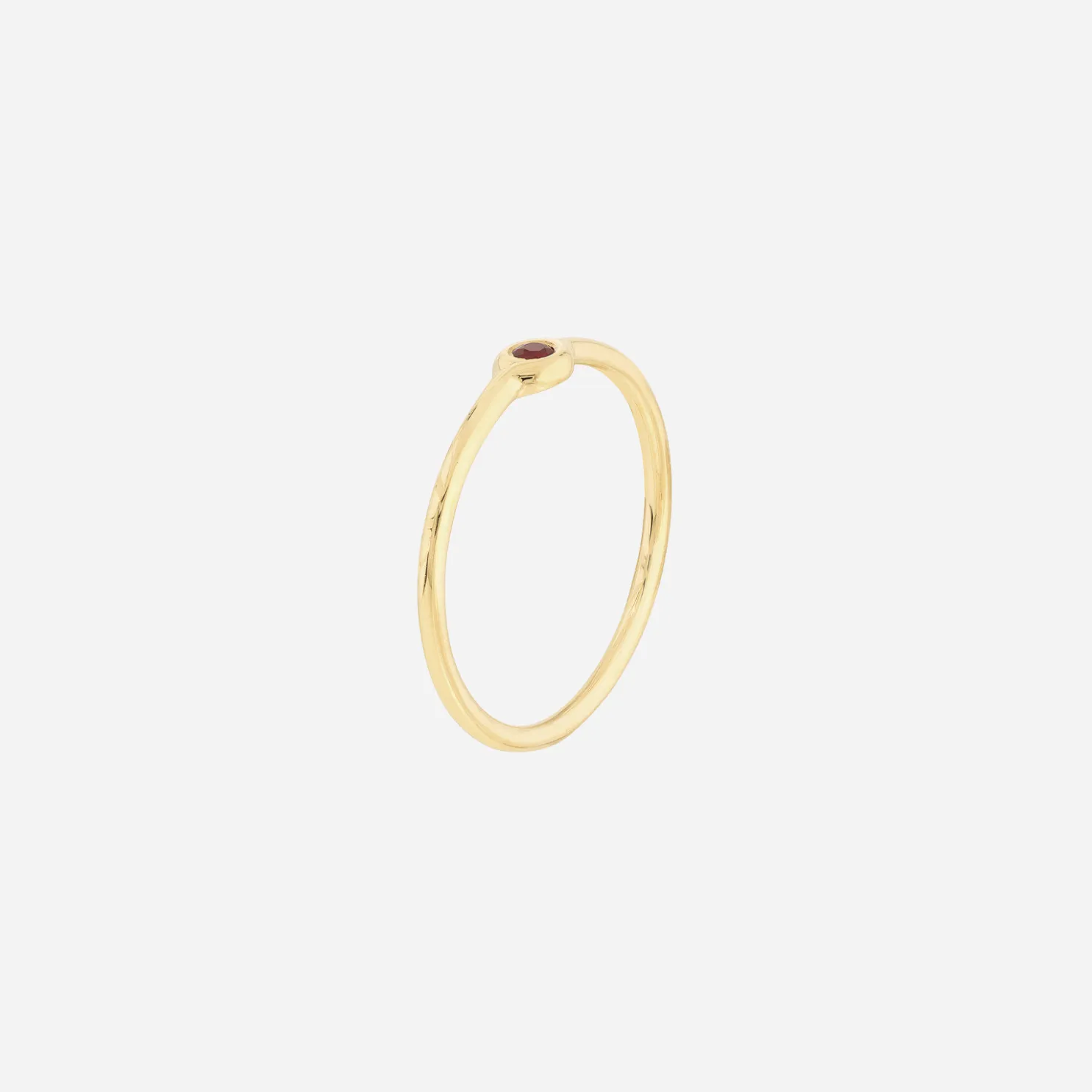 Ruby Bezel Ring