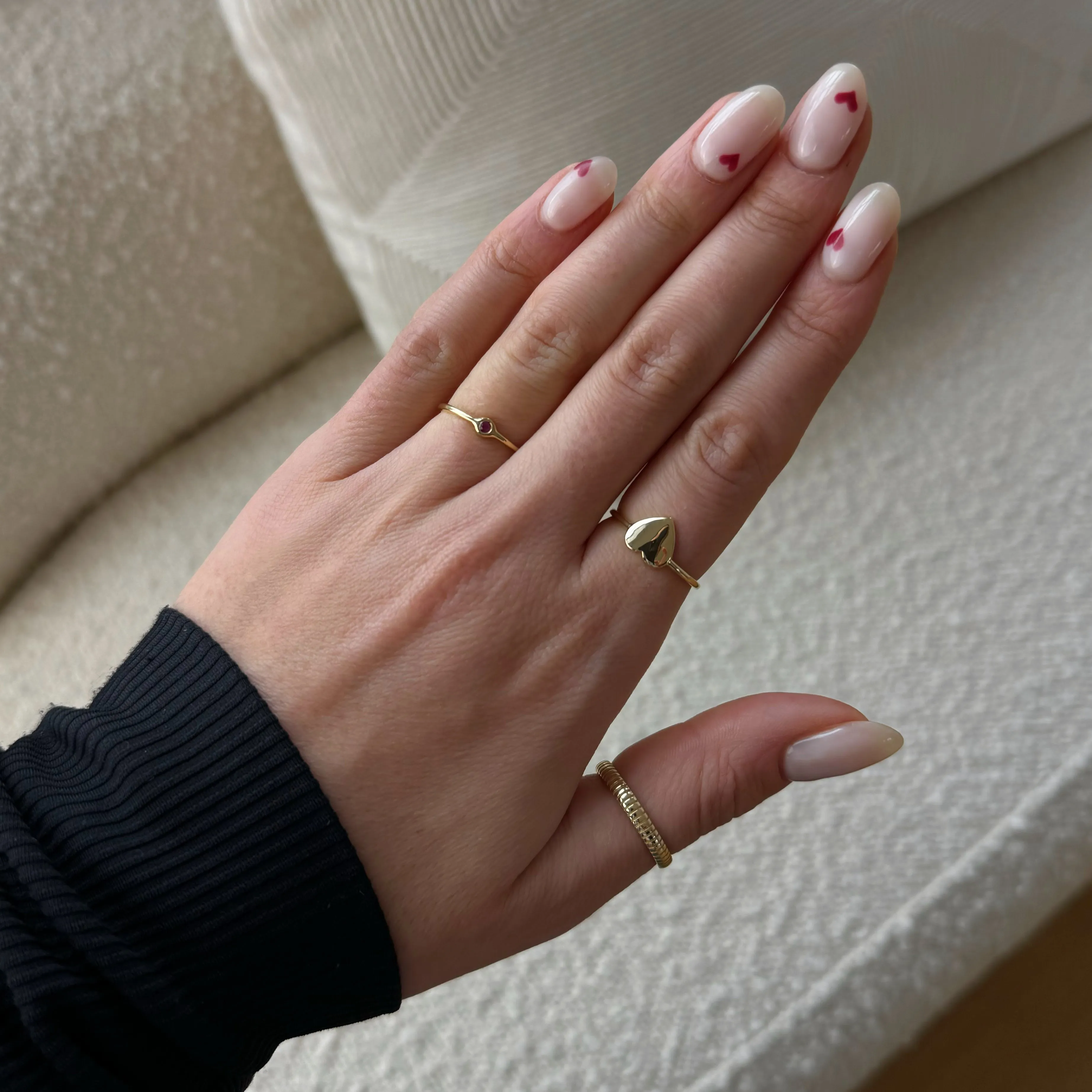 Ruby Bezel Ring