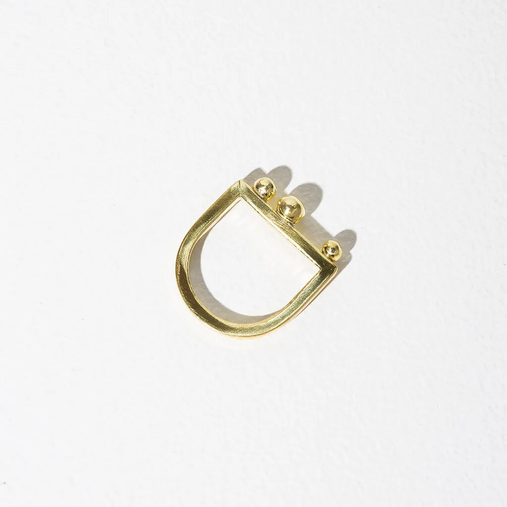 SALE - Rain Ring - Brass