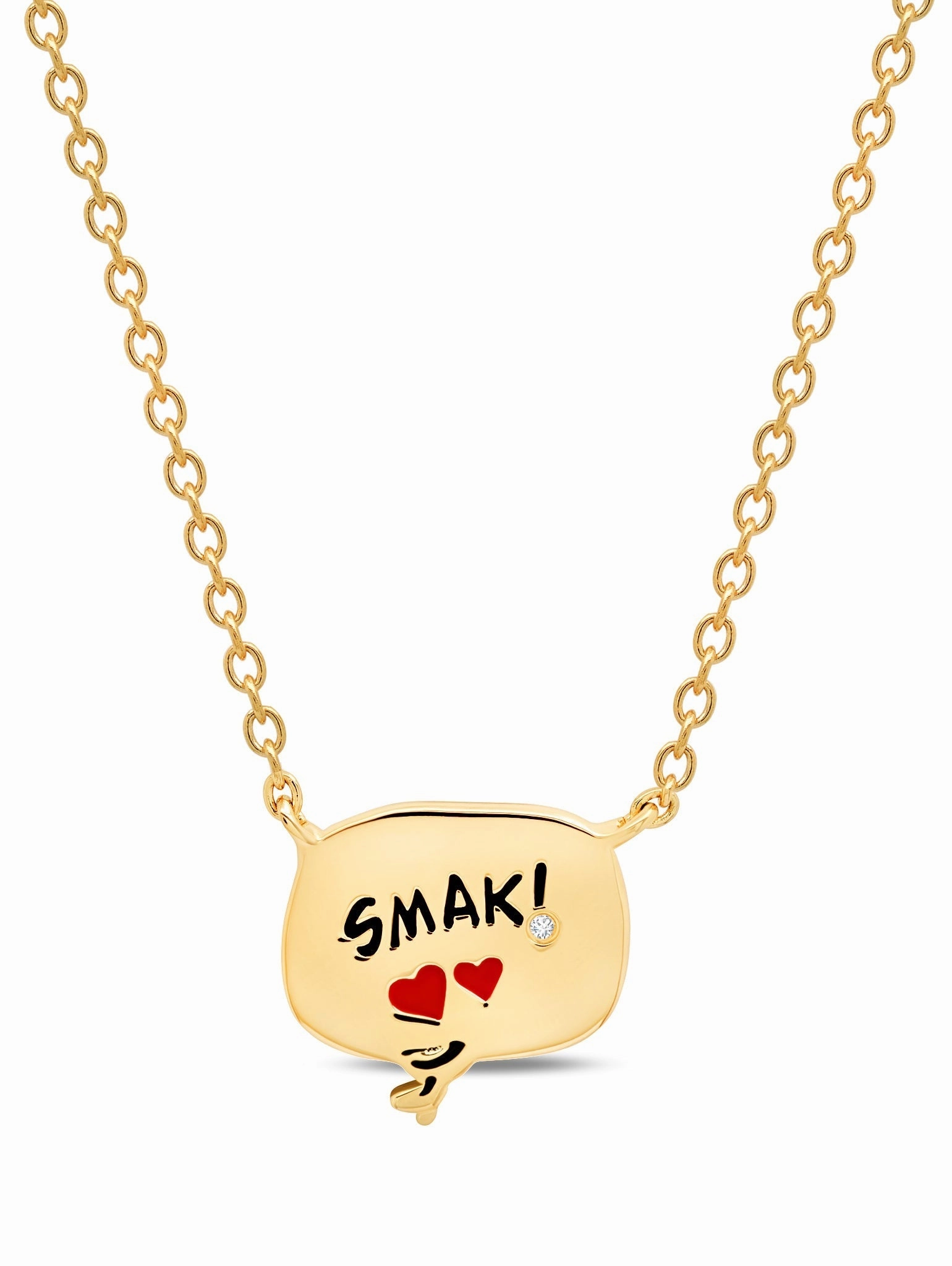 SMAK! Thought Balloon Necklace in Gold