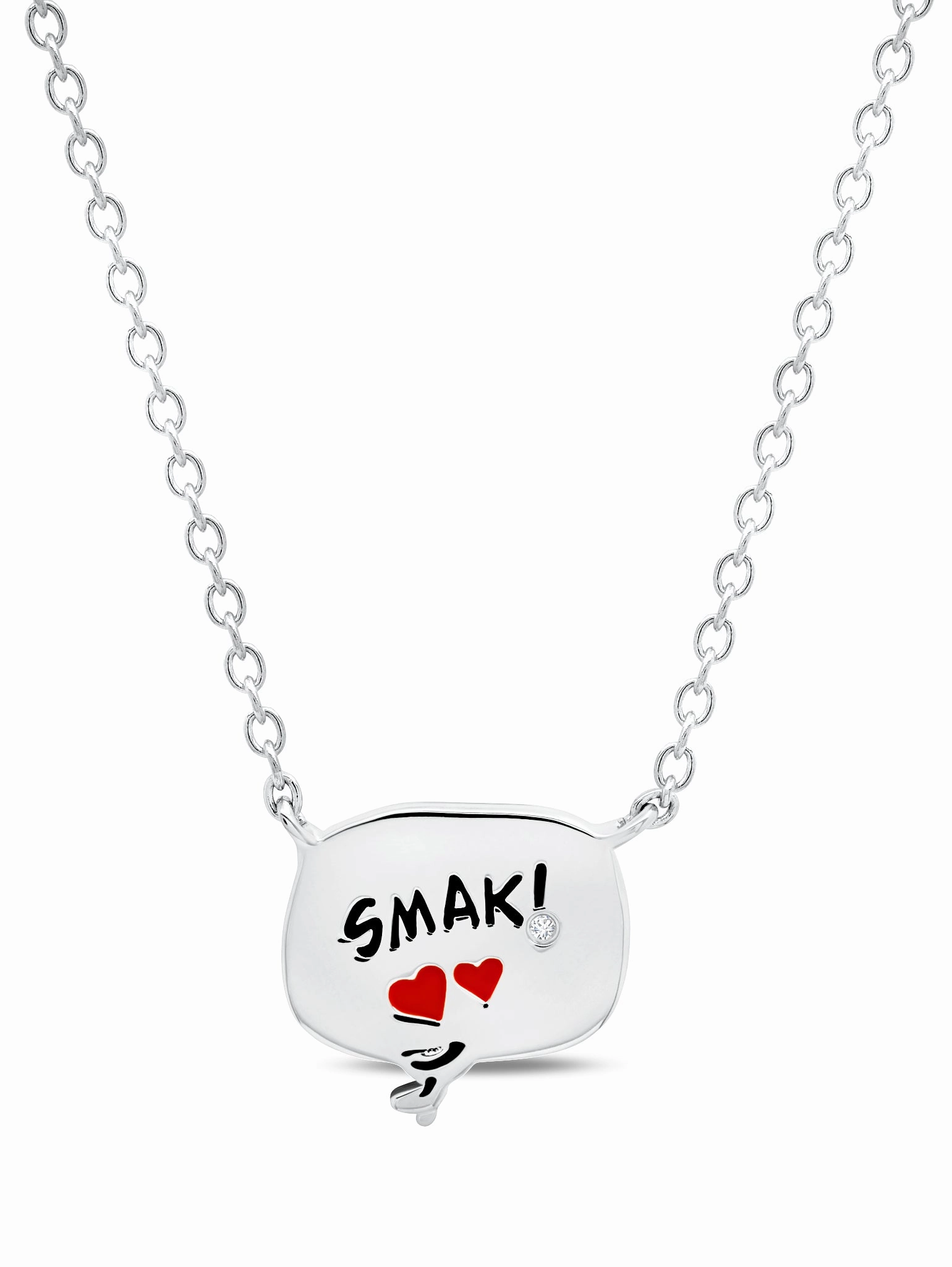 SMAK! Thought Balloon Necklace in Platinum
