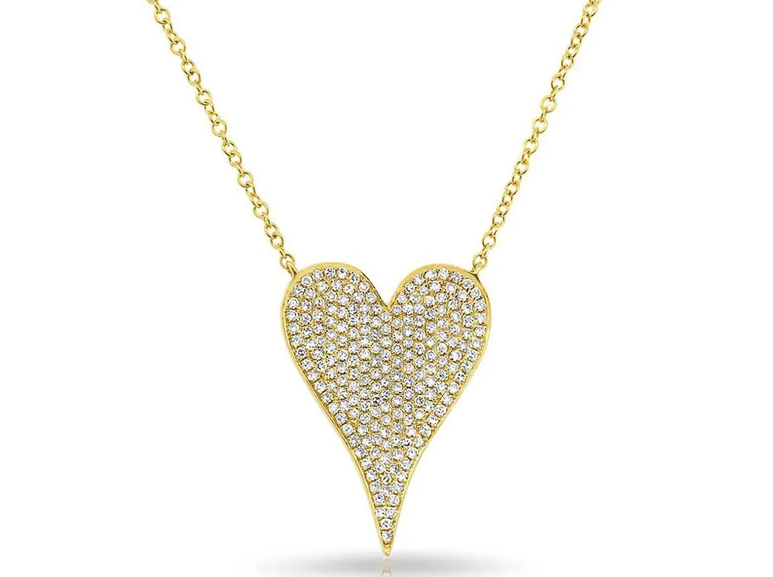 Small Pave  Heart
