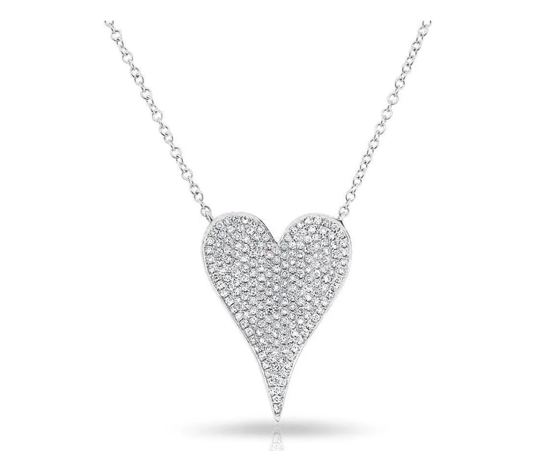 Small Pave  Heart