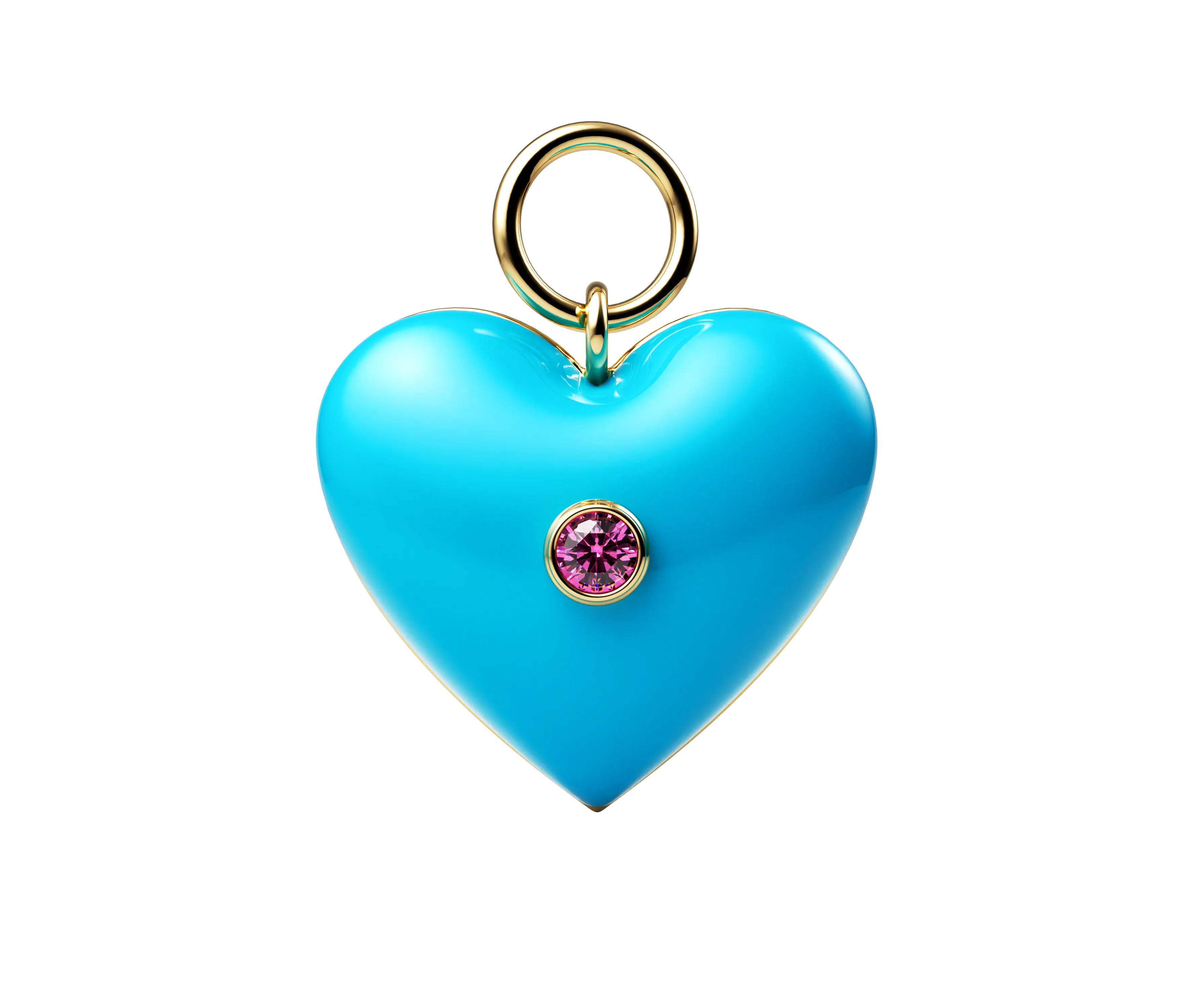 Stone Heart Charm - Pre Order