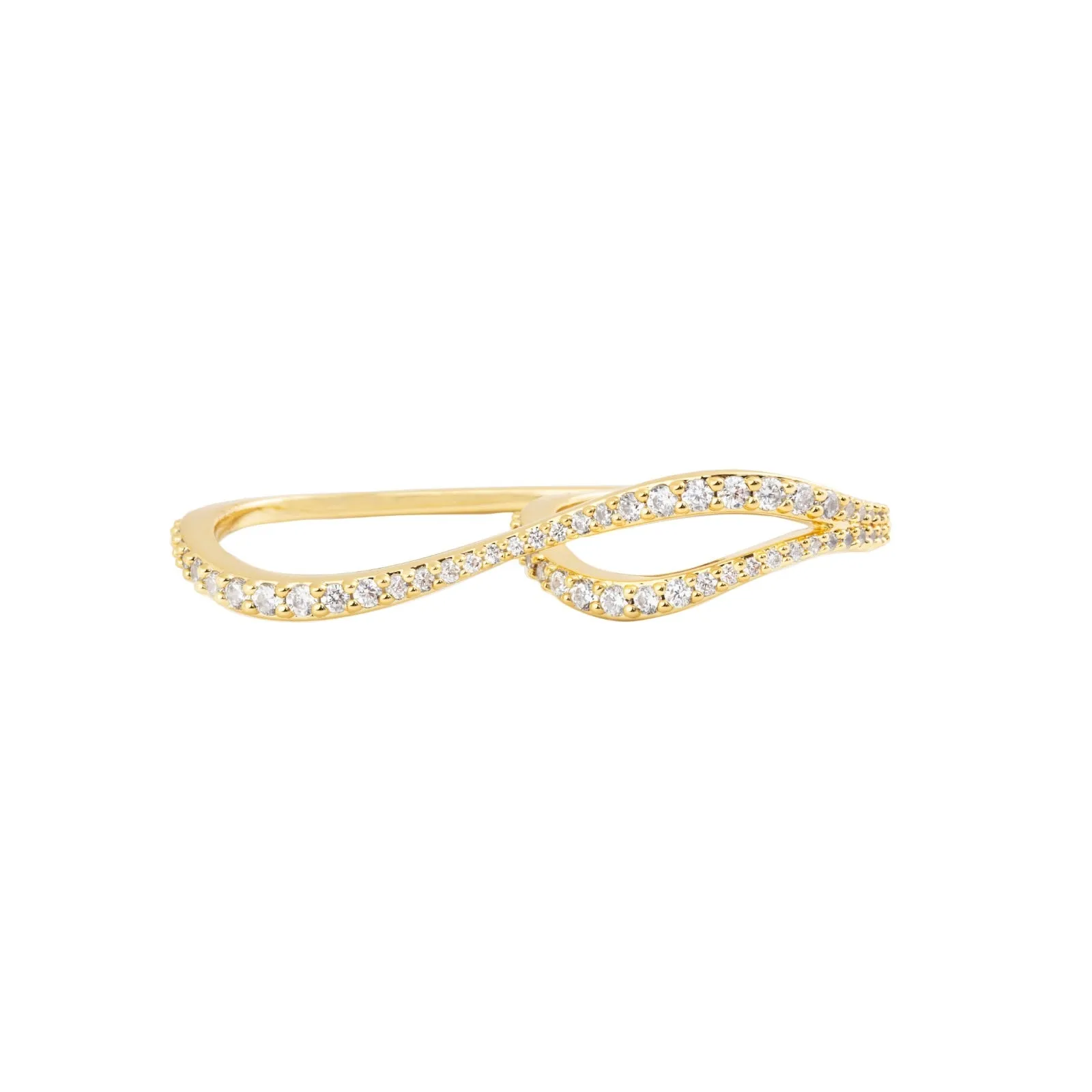 Two Finger Twist Ring