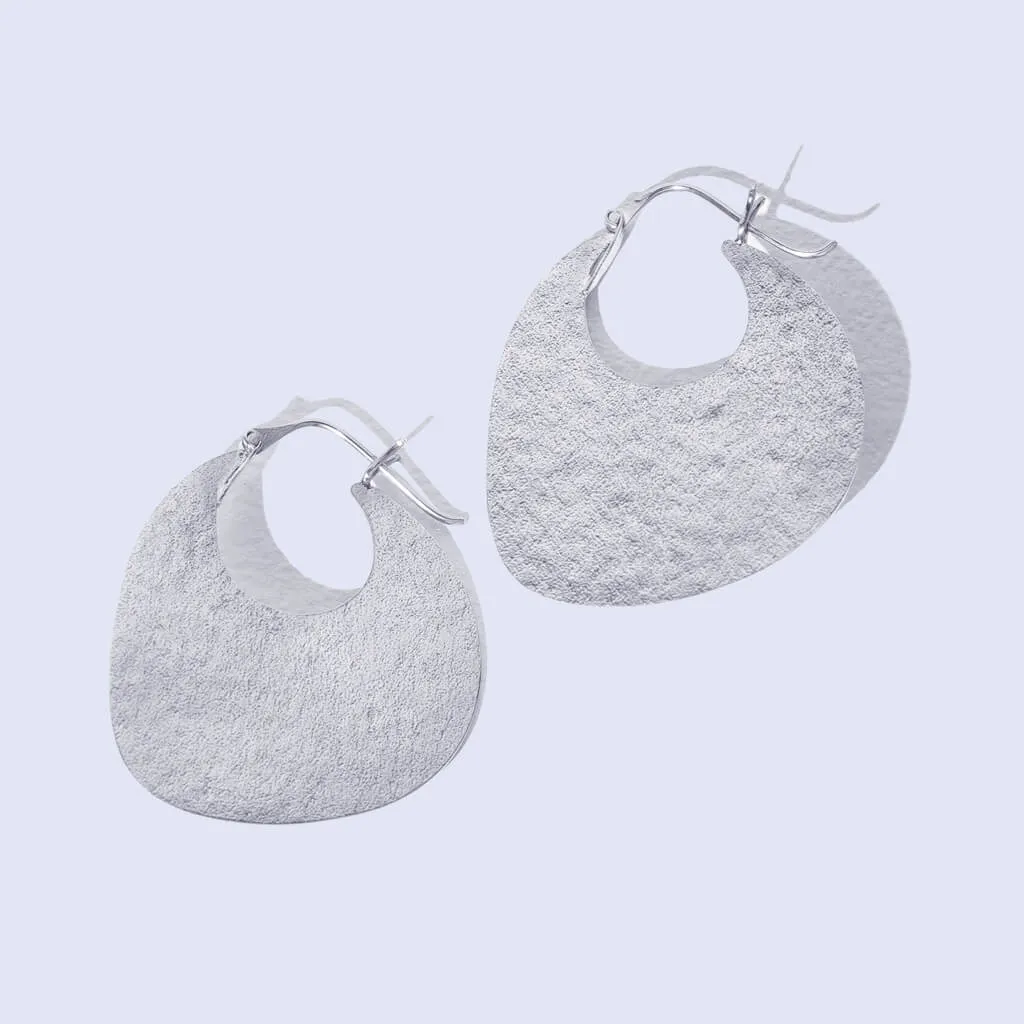Yala Heritage Hammered Hoops - Sterling Silver